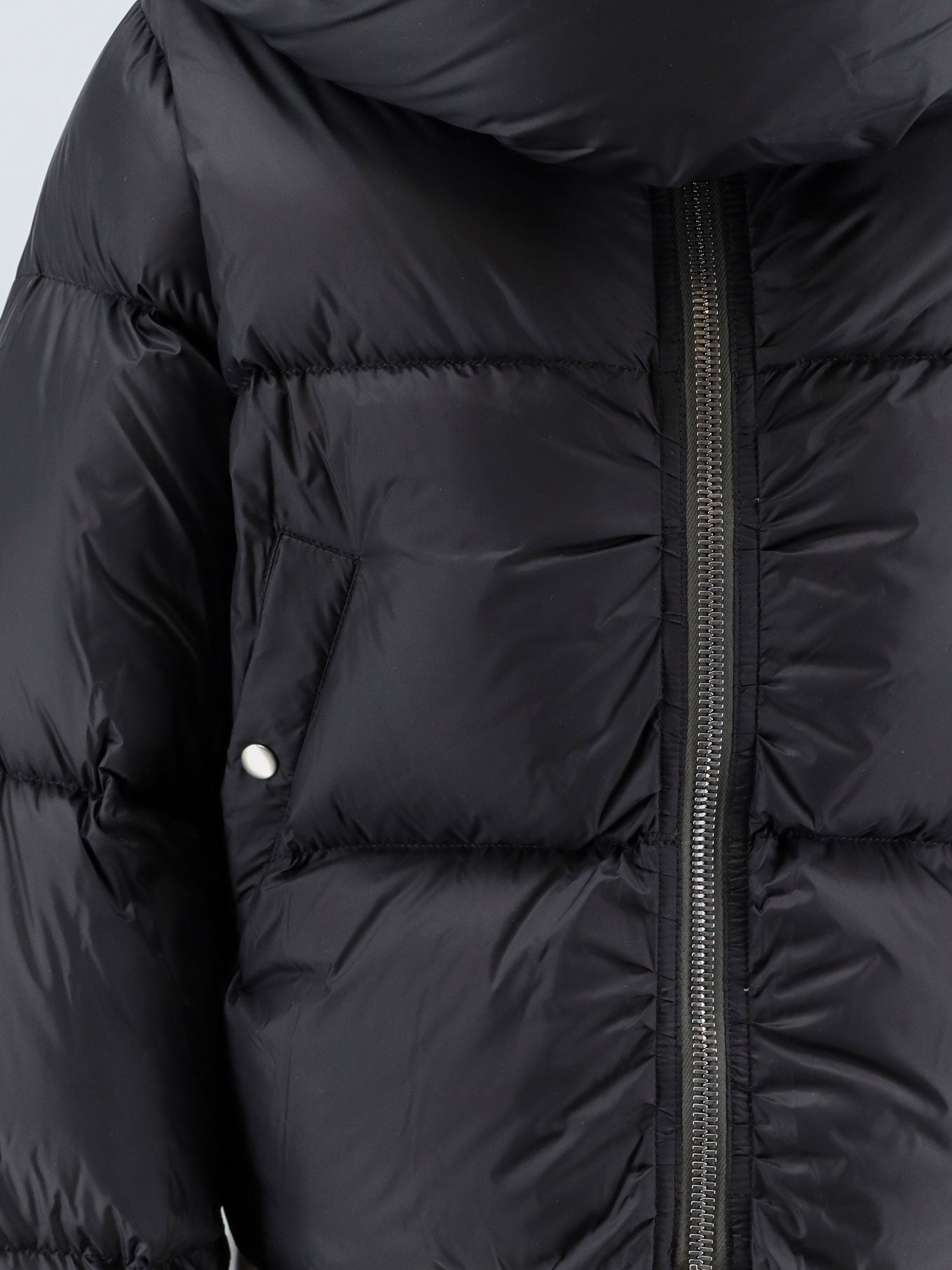 Rick Owens Crop-fit Nylon Down Jacket