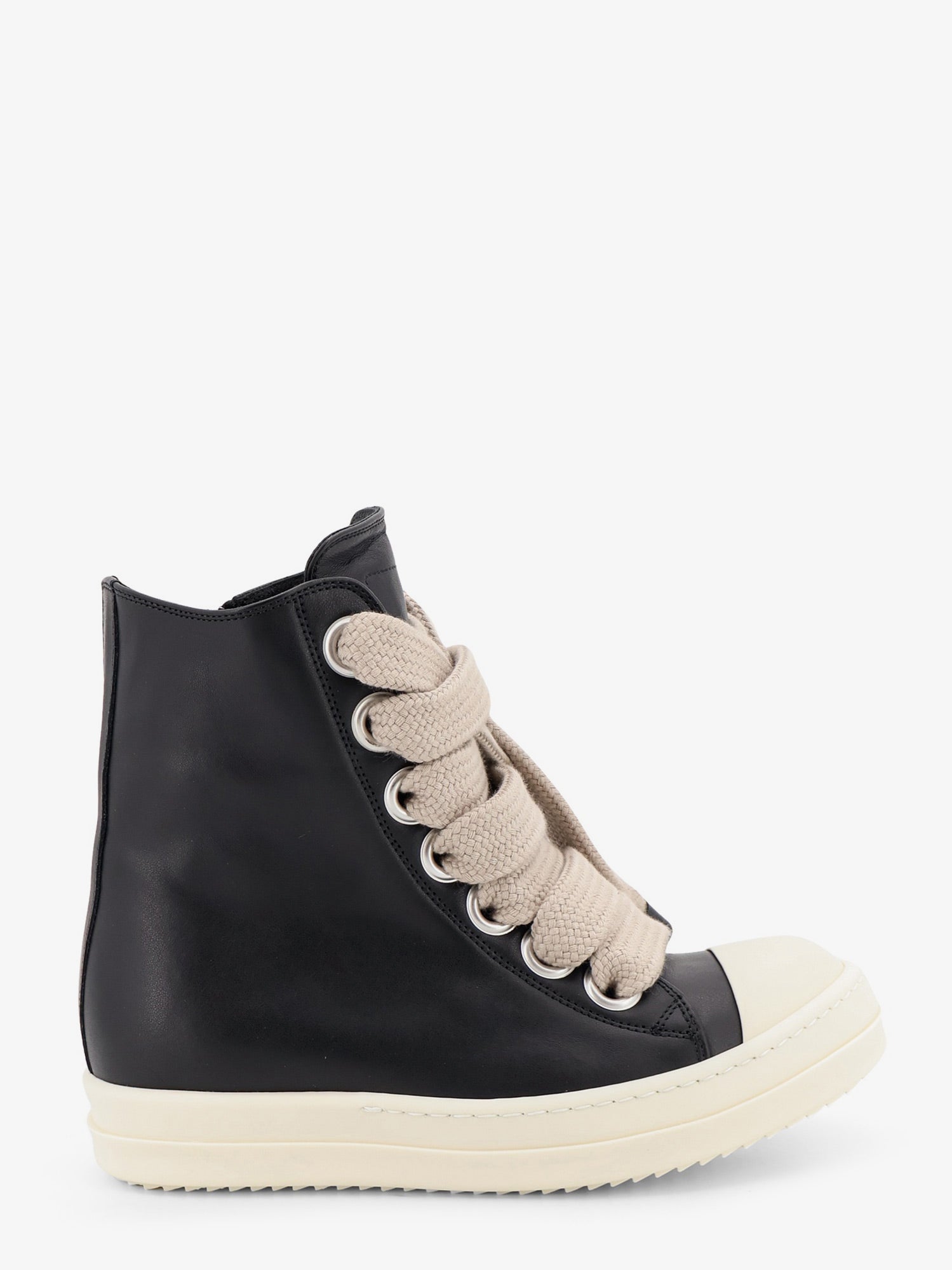 Rick Owens Jumbolace Leather Sneakers