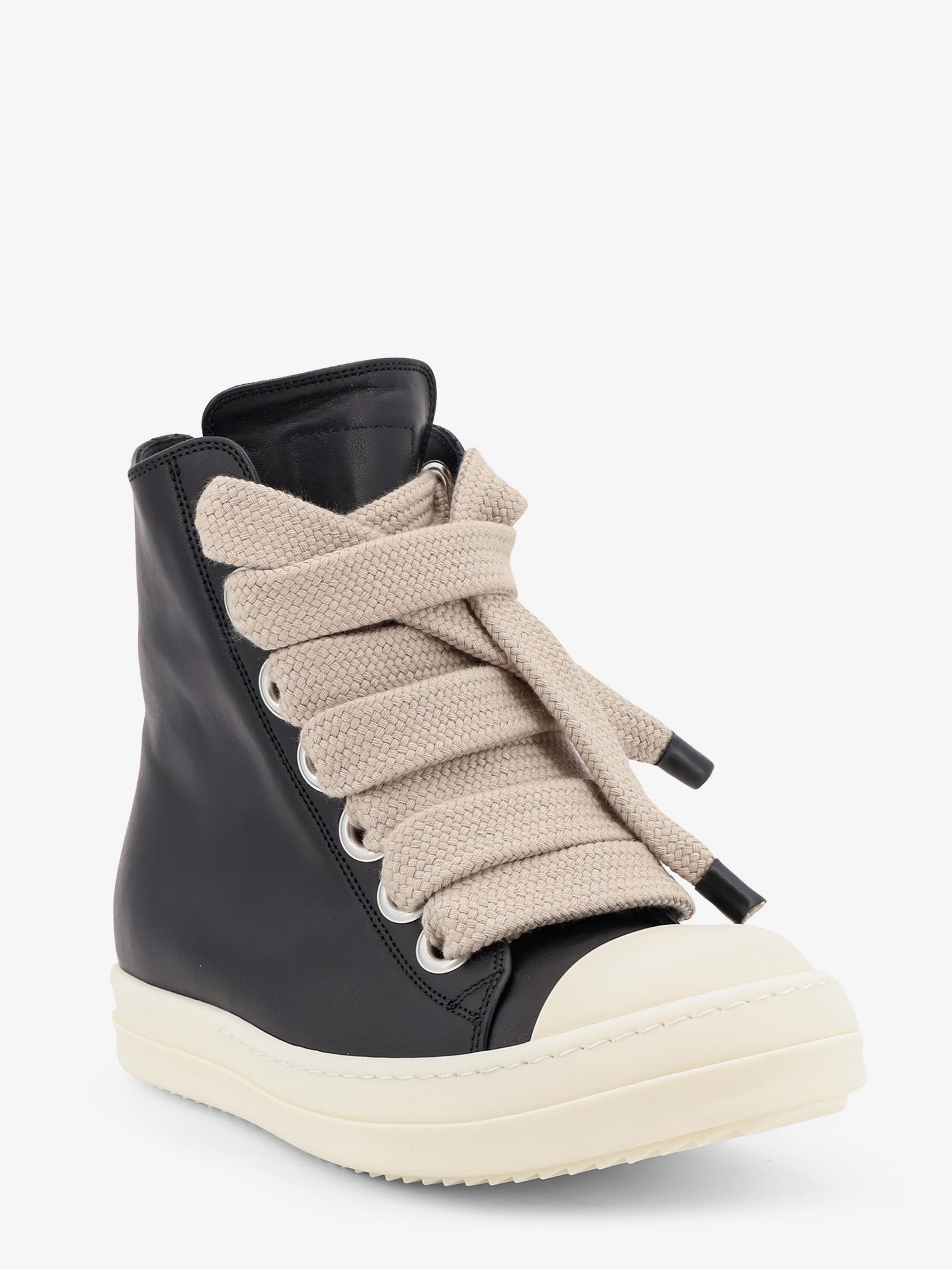 Rick Owens Jumbolace Leather Sneakers