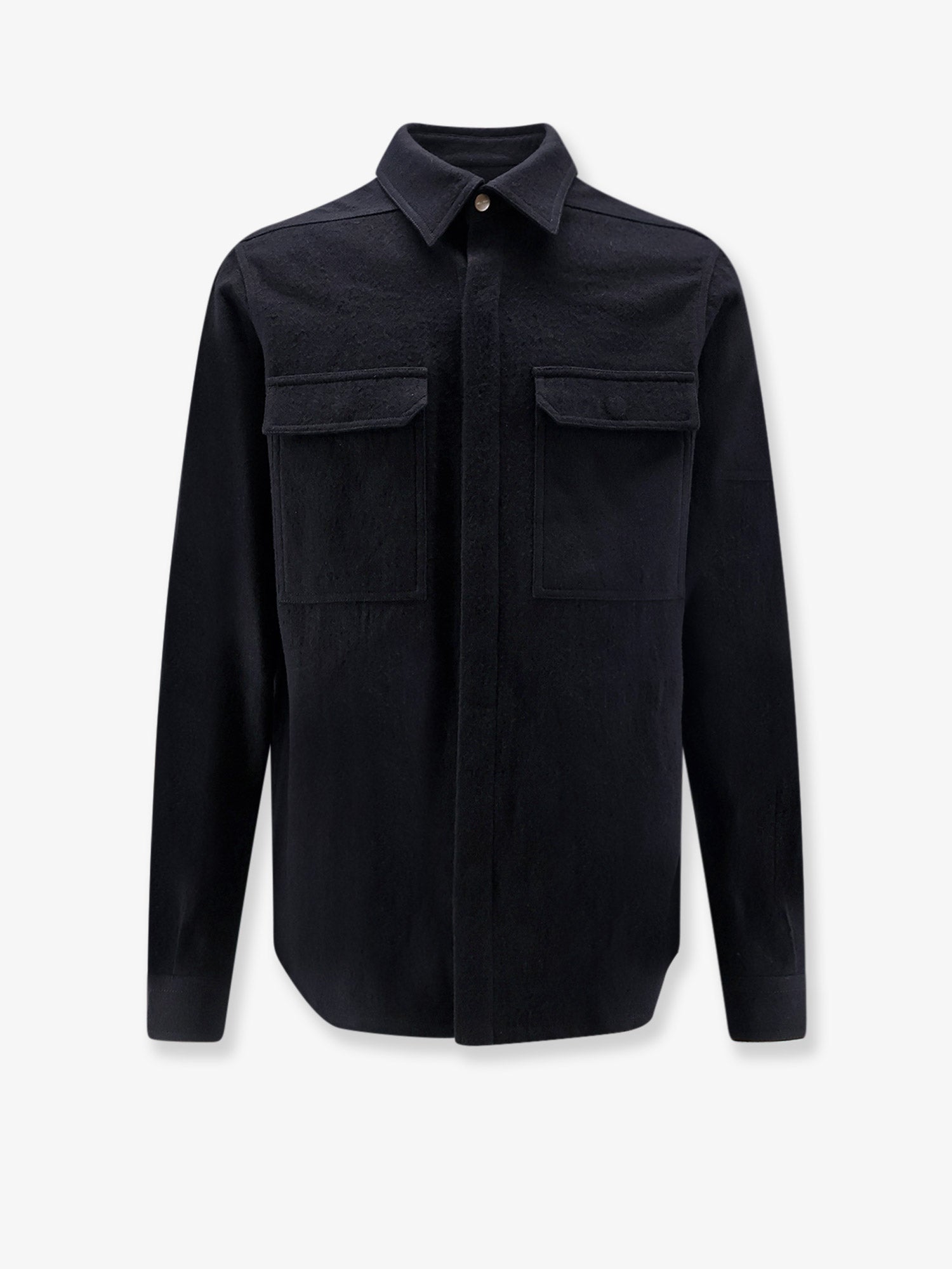 Rick Owens Cotton And Wool Outershirt
