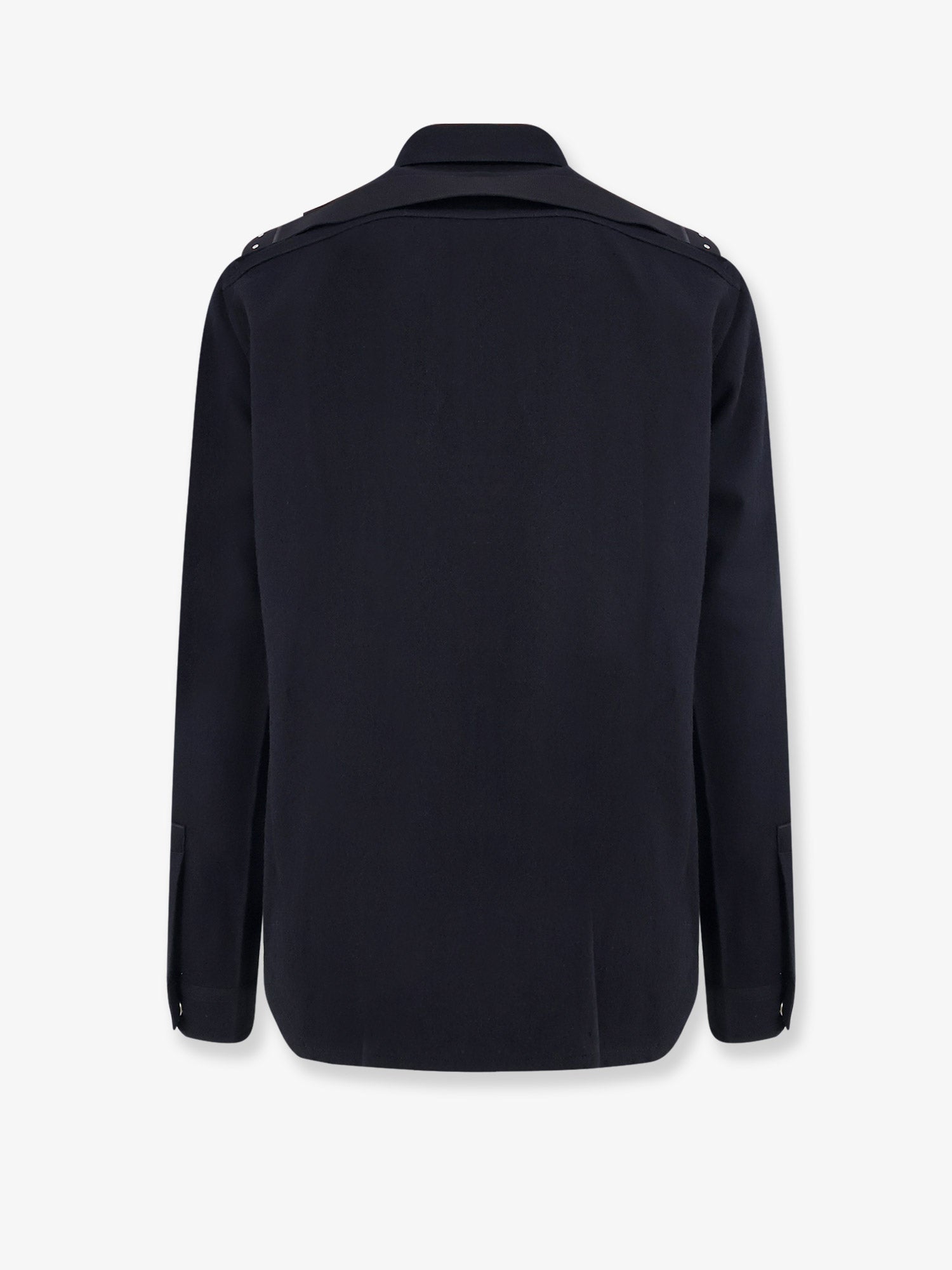 Rick Owens Cotton And Wool Outershirt