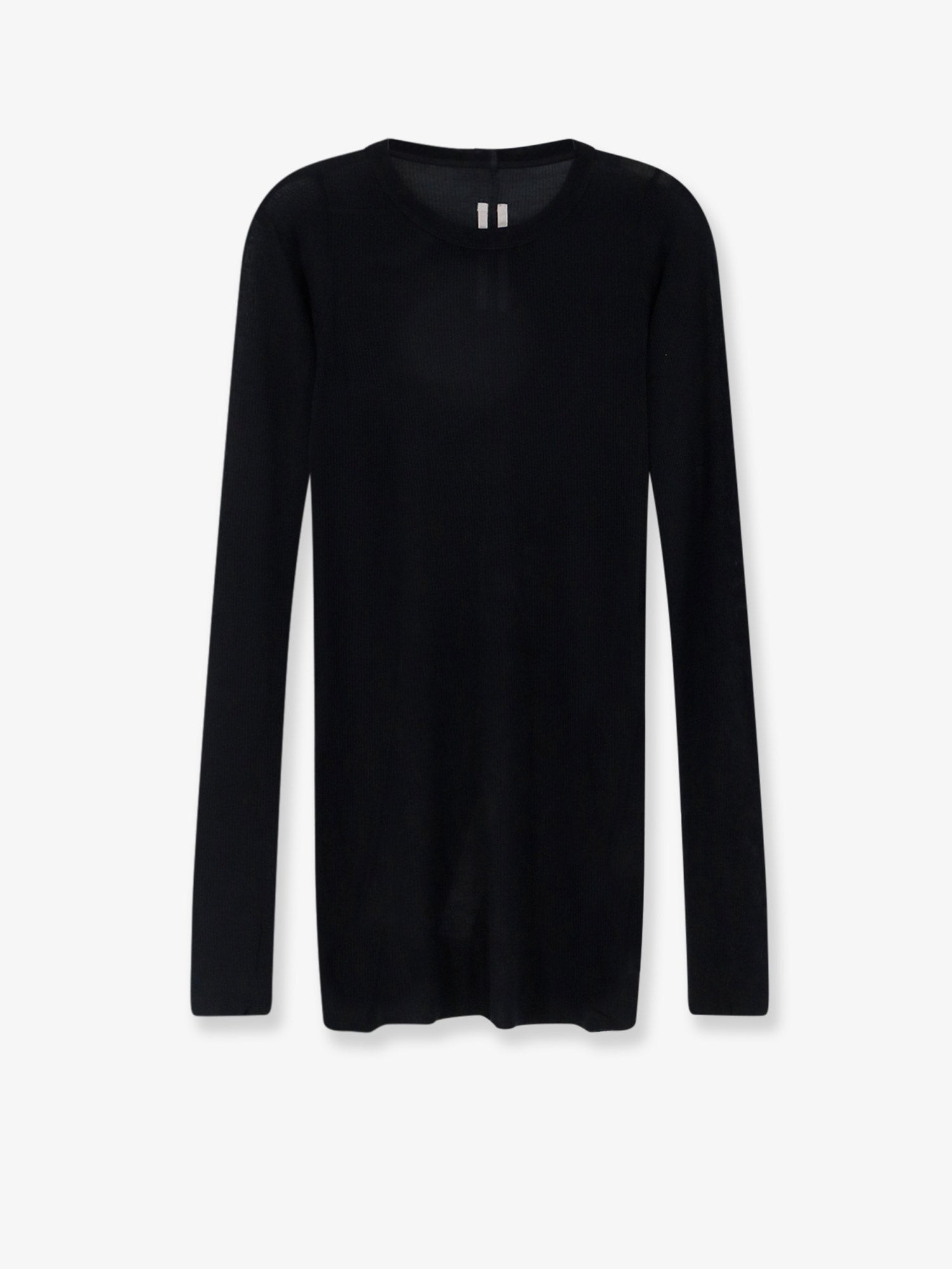 Rick Owens Viscose And Silk Blend T-shirt
