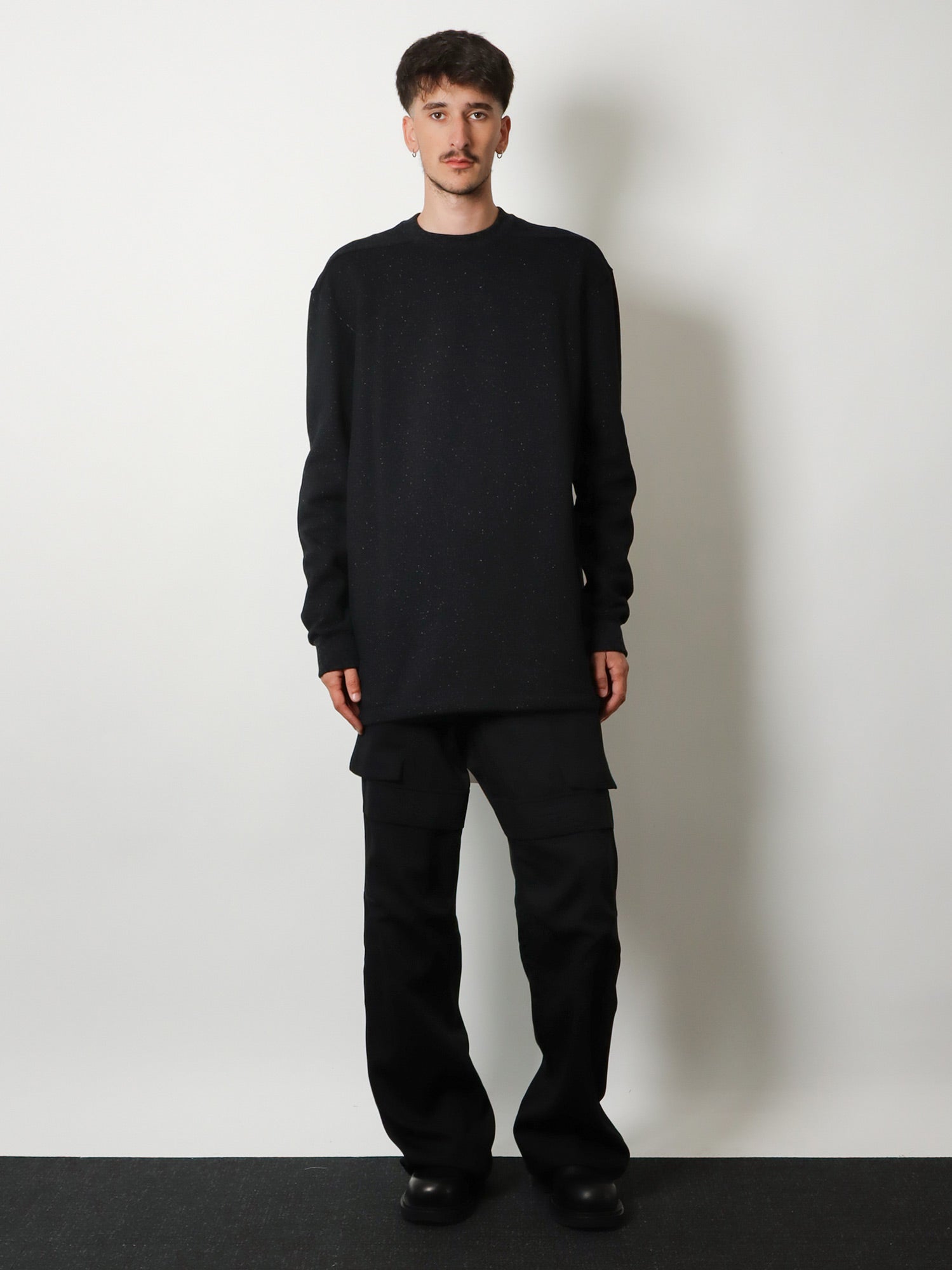 Rick Owens Wool And Cotton Blend Sweater