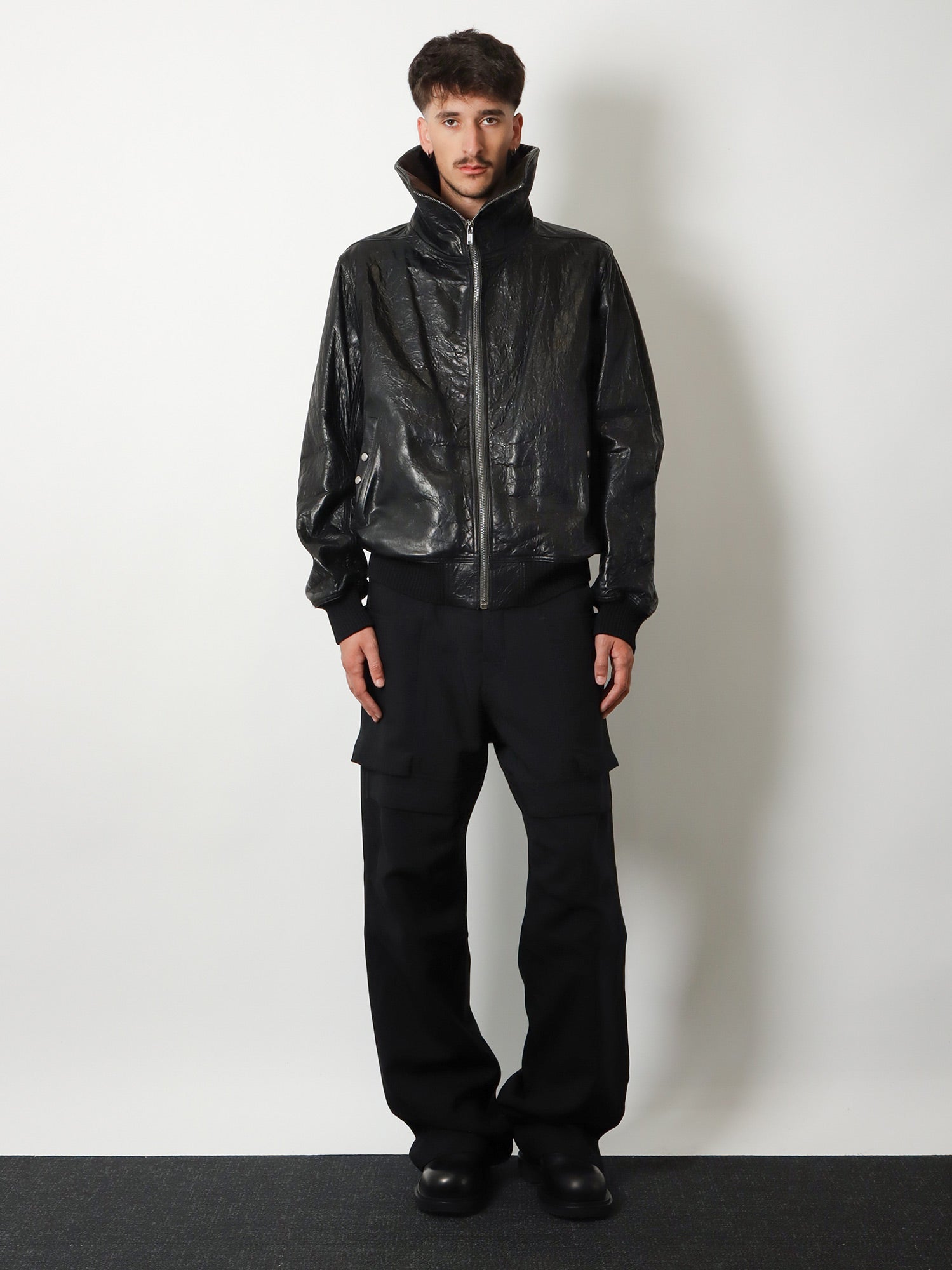 Rick Owens Stefan Cargo Virgin Wool Trousers