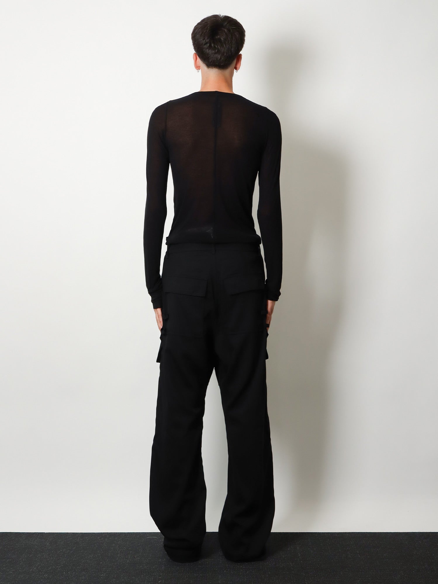 Rick Owens Stefan Cargo Wool Trousers