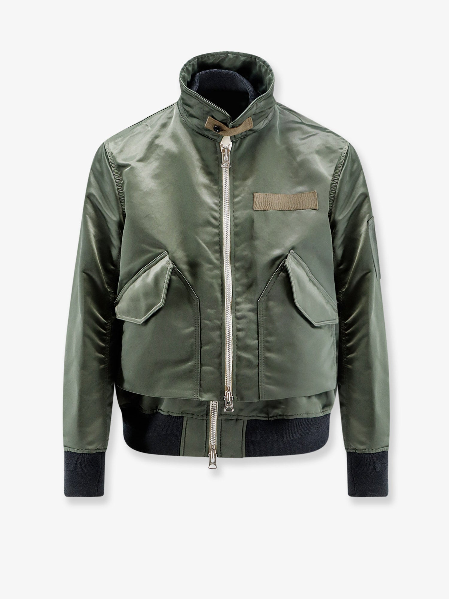 Sacai Cotton And Nylon Jacket