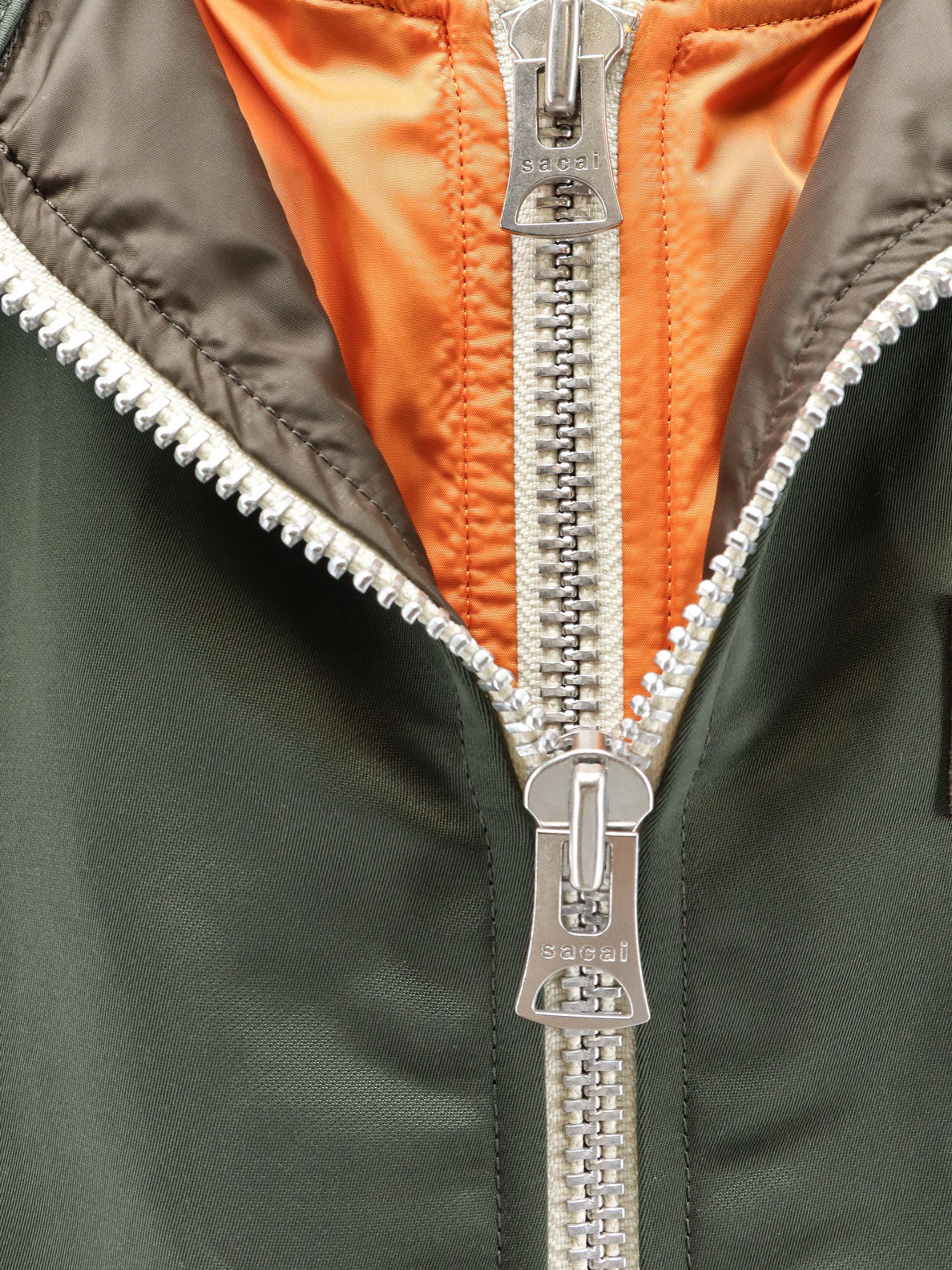 Sacai Cotton And Nylon Jacket