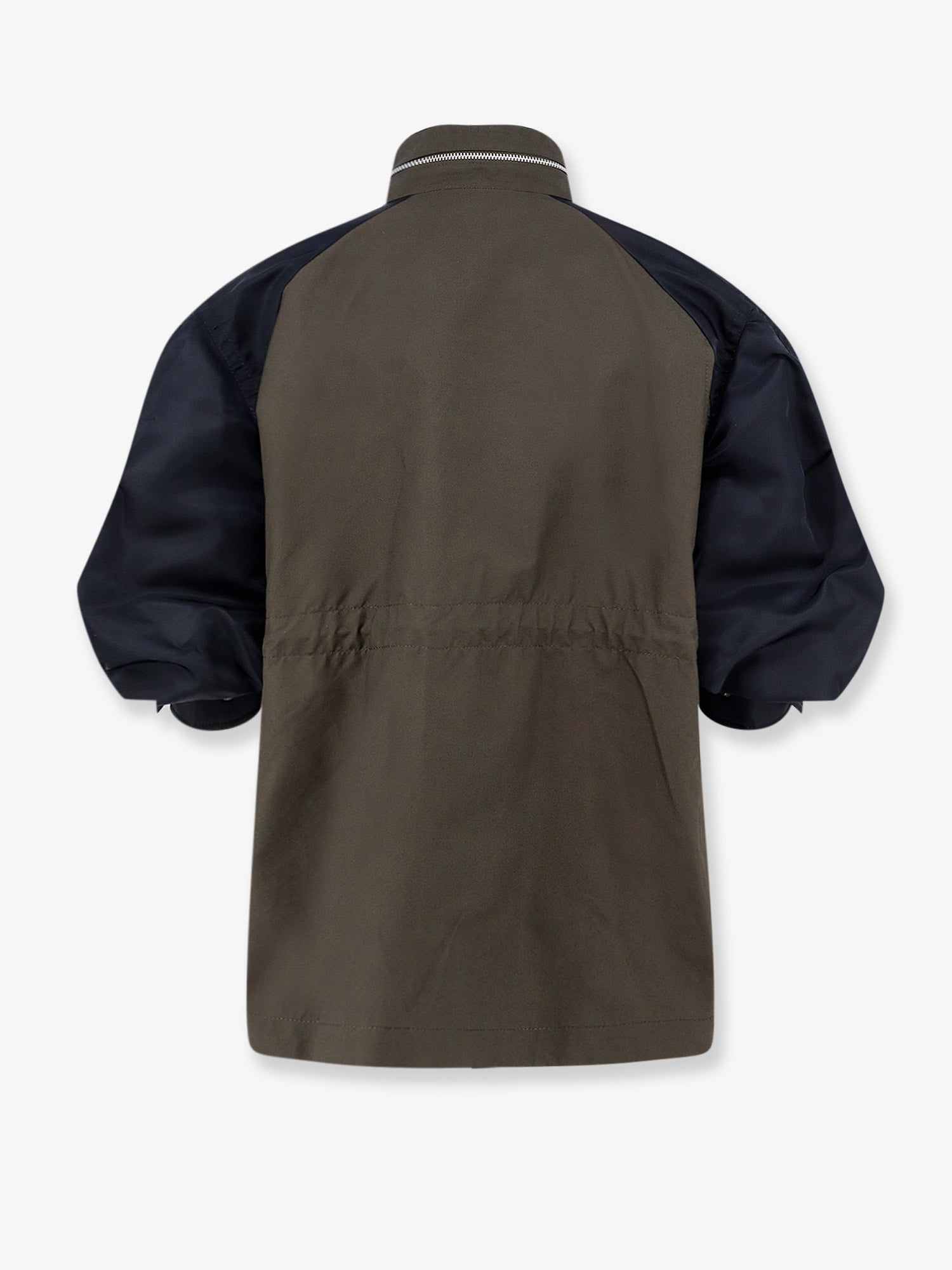 Sacai Canvas Jacket With Nylon Sleeves