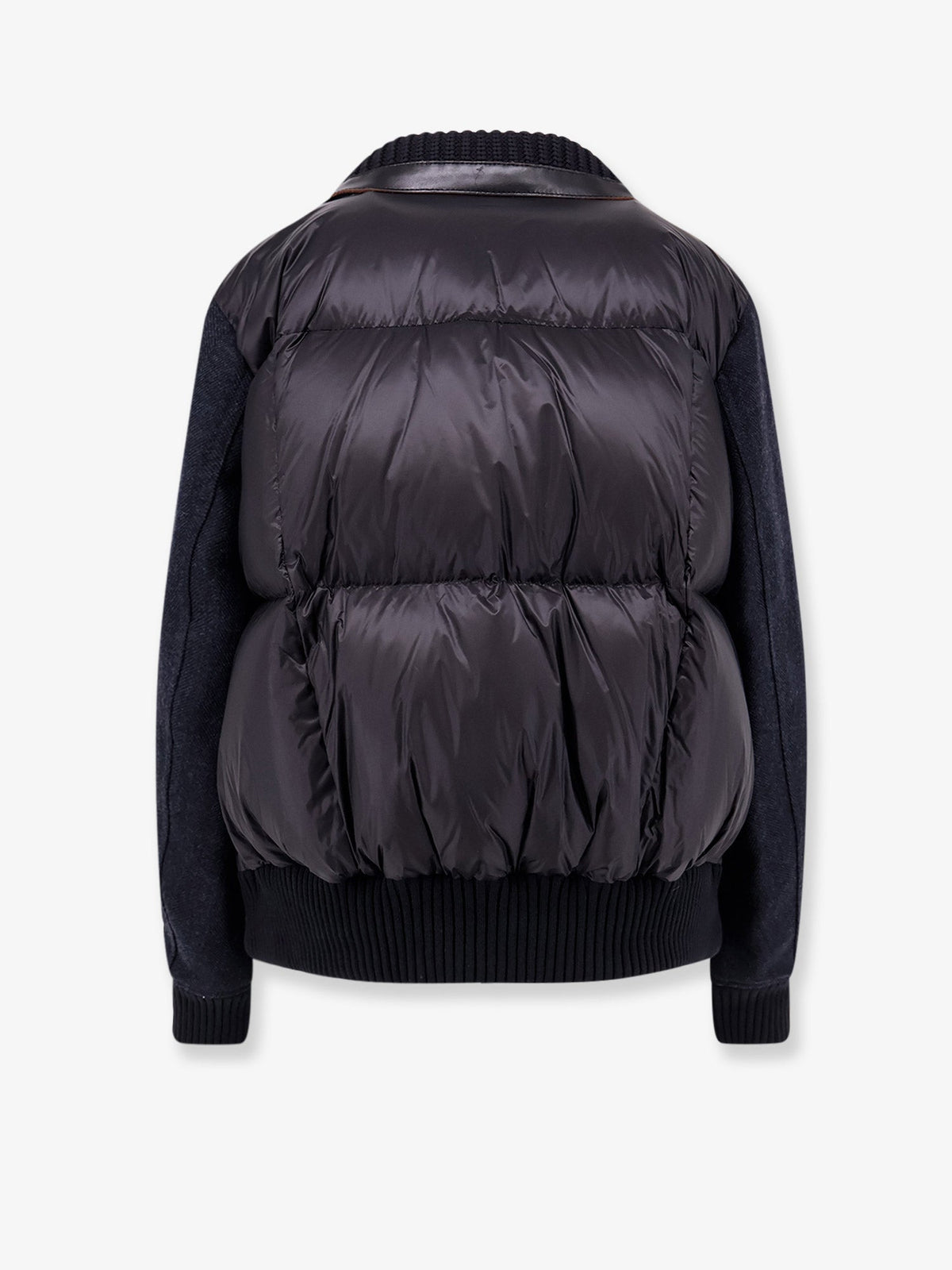 Sacai Herringbone Wool Padded Bomber