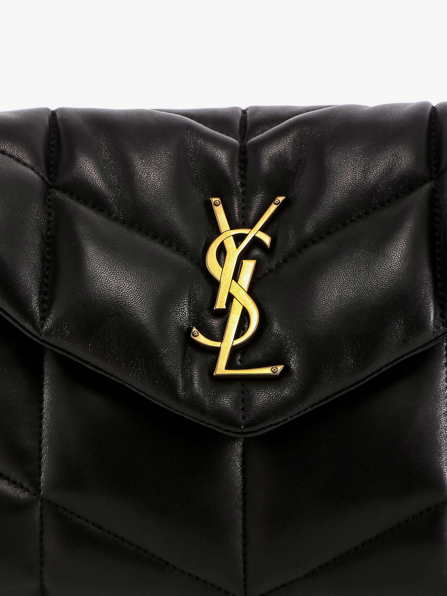 Saint Laurent Loulou Puffer Matelassé Leather Crossbody Bag