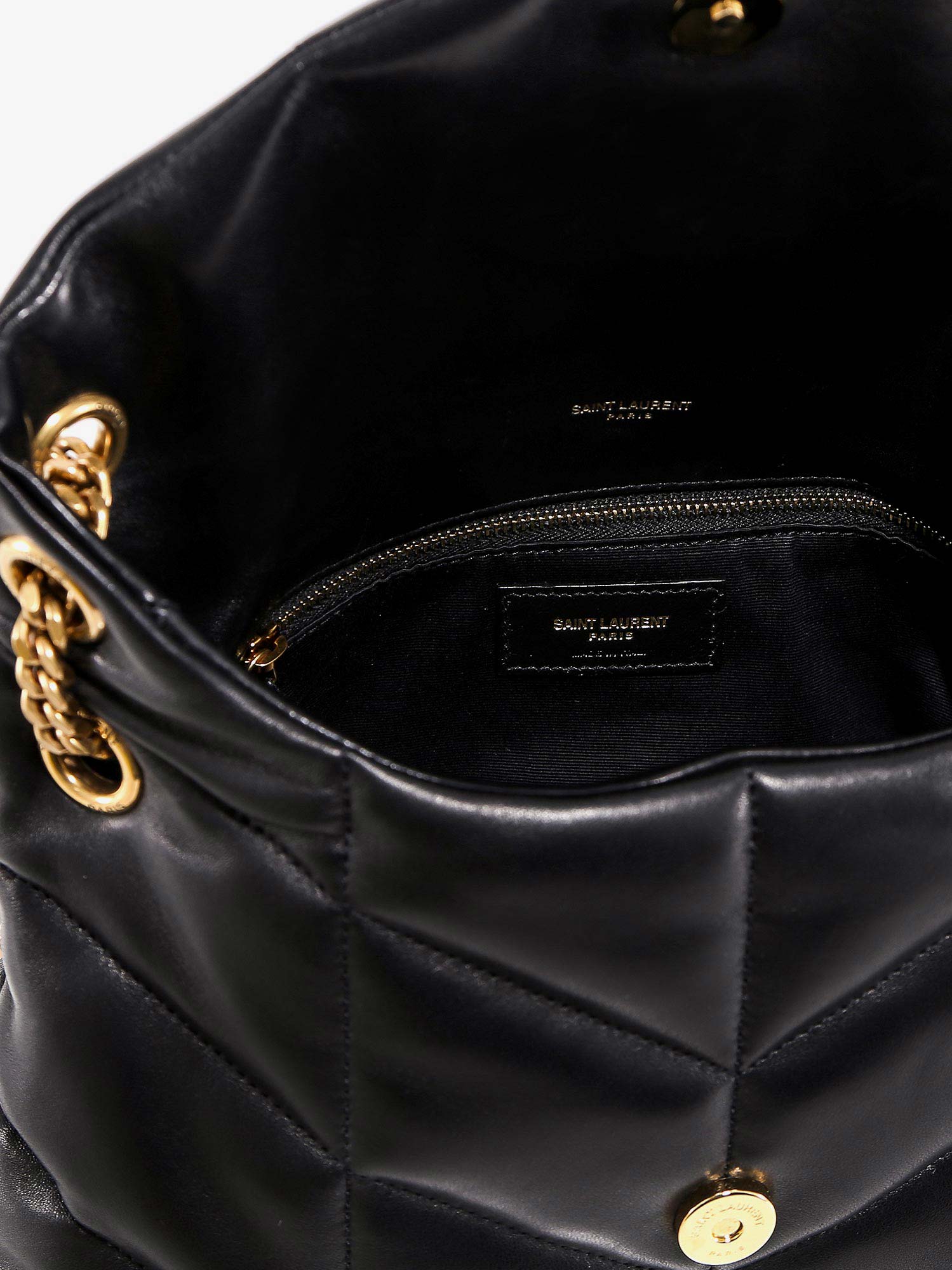 Saint Laurent Loulou Puffer Matelassé Leather Crossbody Bag