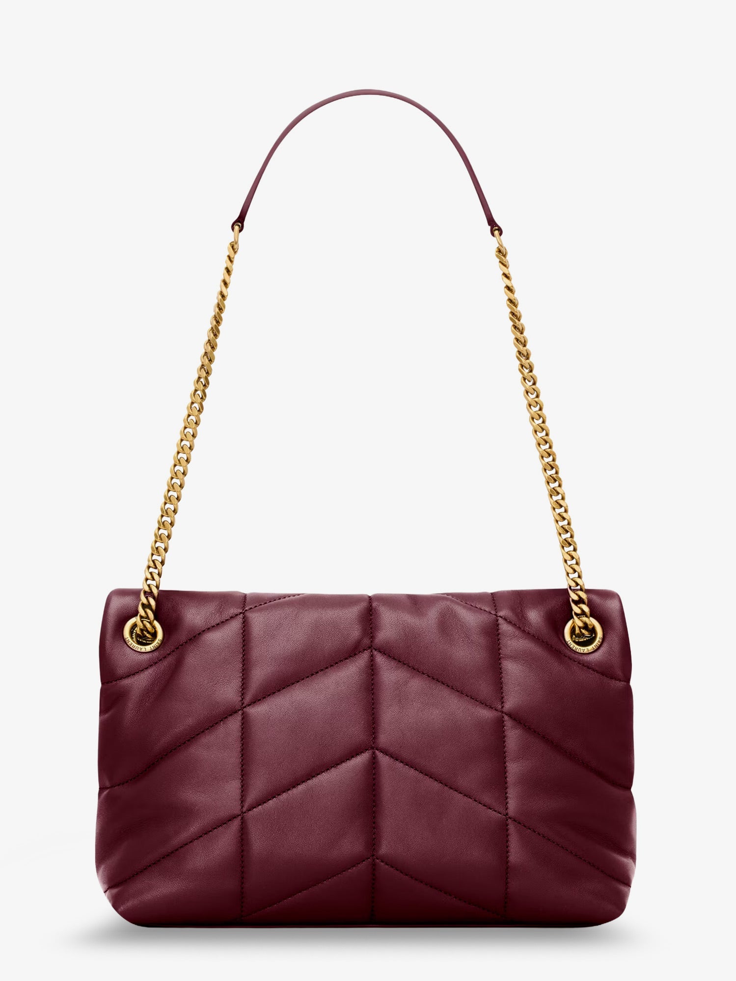 Saint Laurent Loulou Puffer Matelassé Leather Shoulder Bag