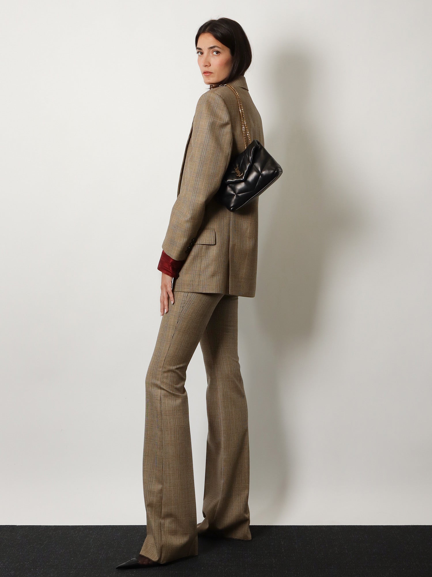 Saint Laurent Loulou Puffer Toy Matelassé Leather Crossbody Bag