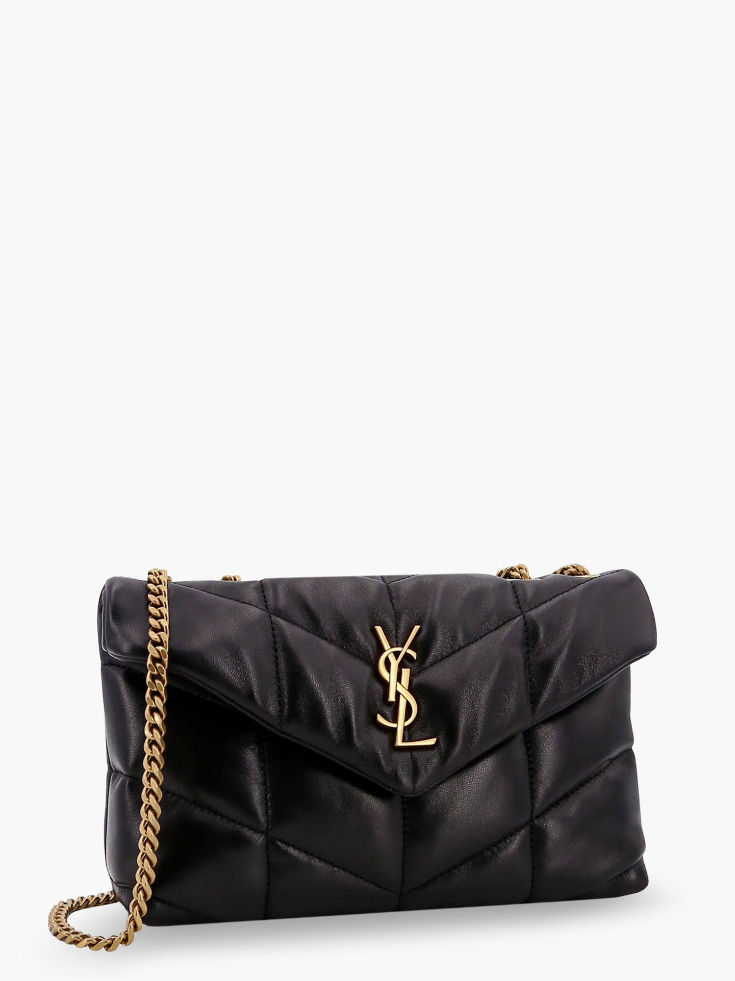 Saint Laurent Loulou Puffer Toy Matelassé Leather Crossbody Bag