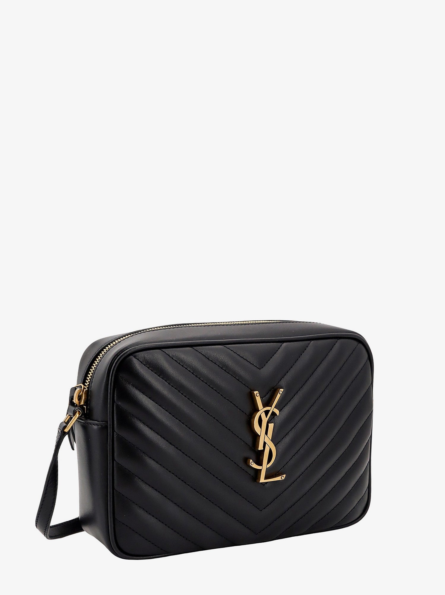 Saint Laurent Quilted Leather Camera Bag Shoulder Bag