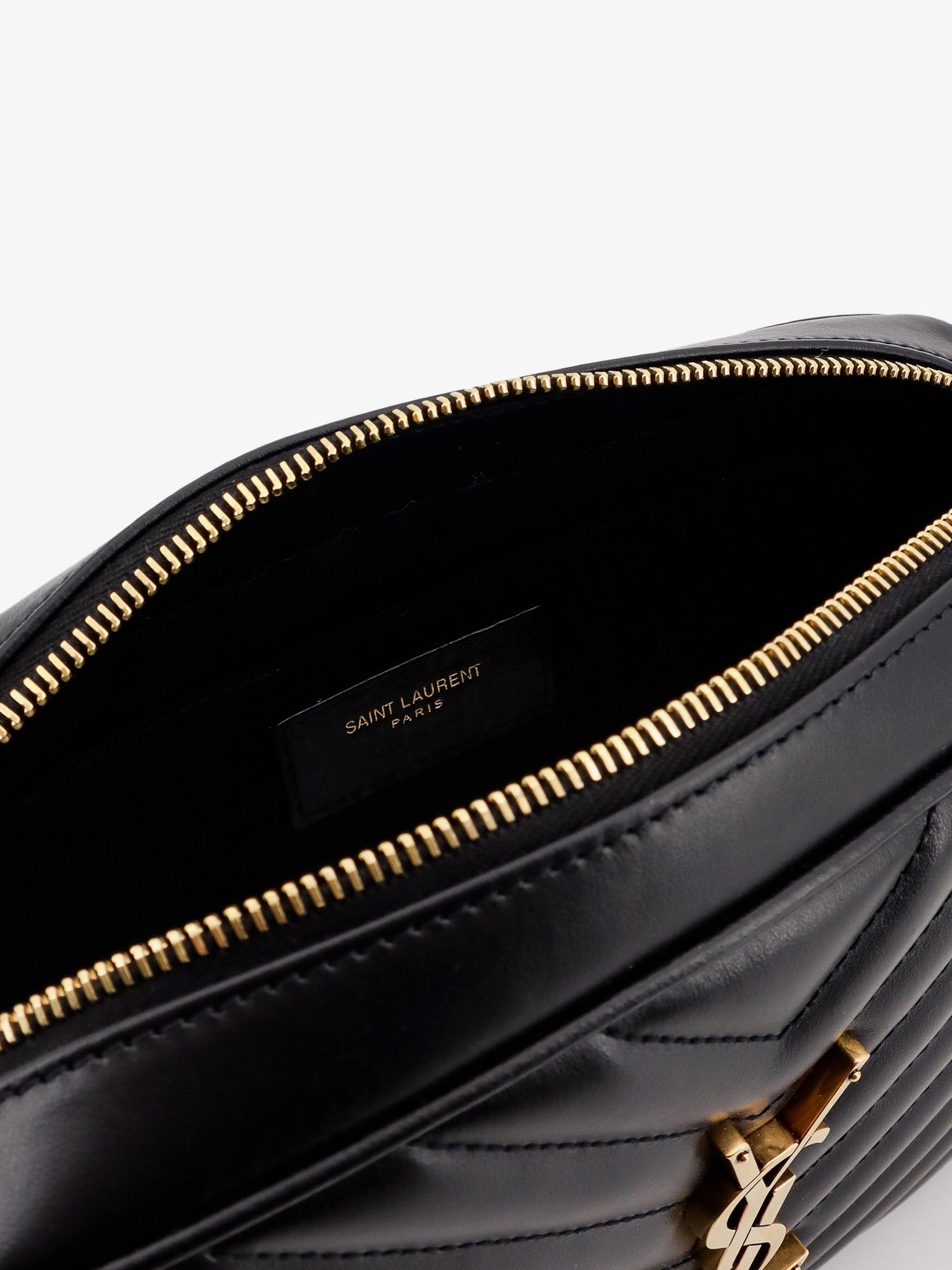 Saint Laurent Quilted Leather Camera Bag Shoulder Bag