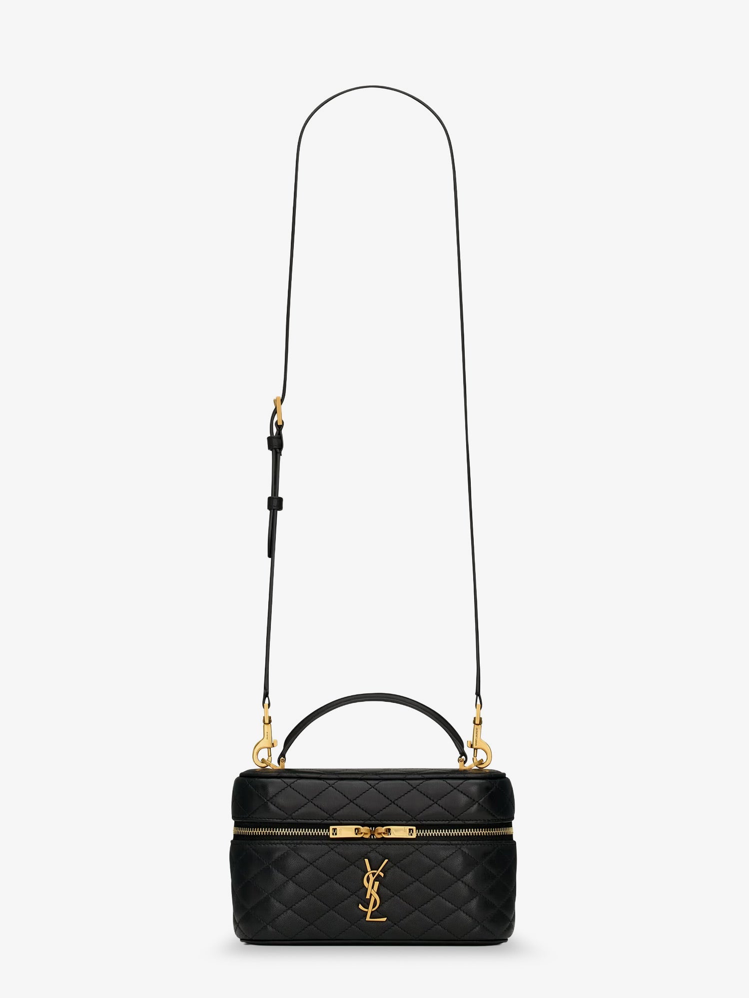 Saint Laurent Gaby Vanity Bag In Leather