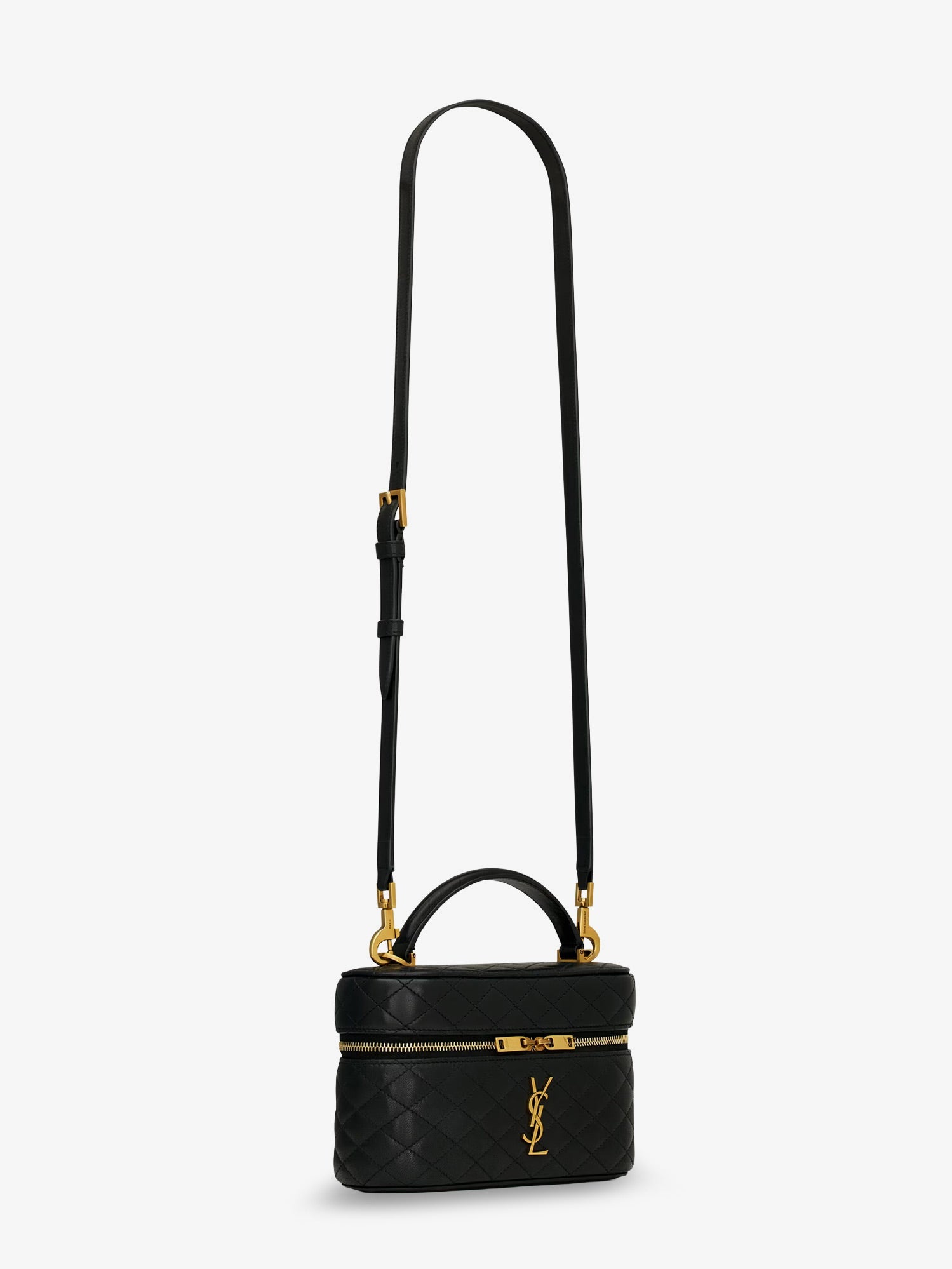 Saint Laurent Gaby Vanity Bag In Leather