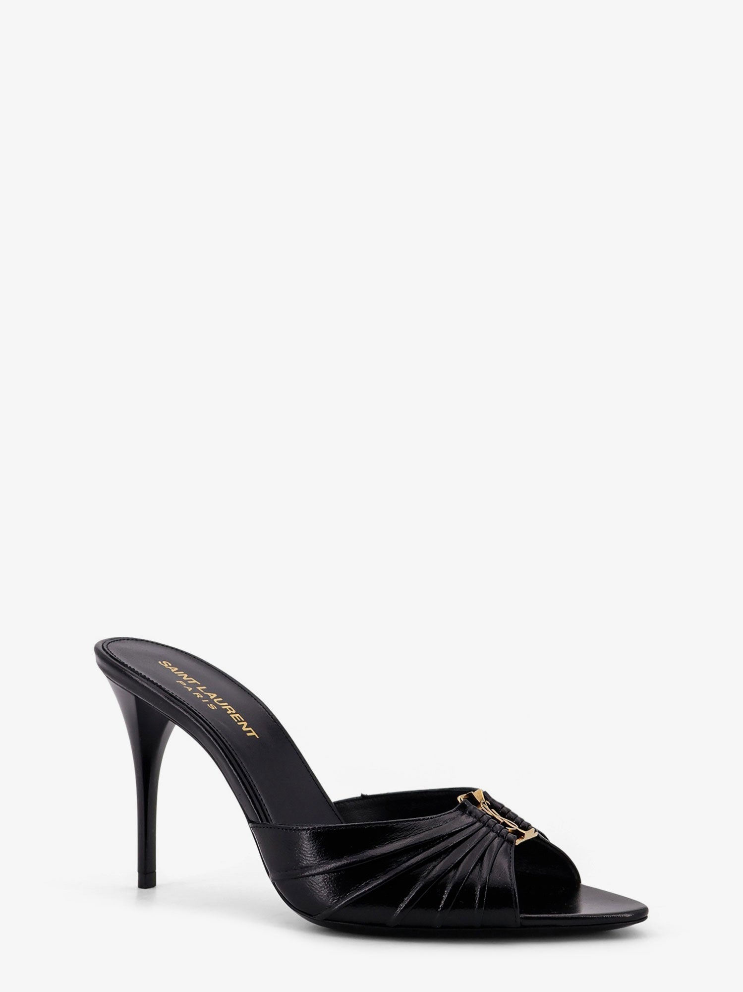 Saint Laurent Babylone 90 Leather Sandals