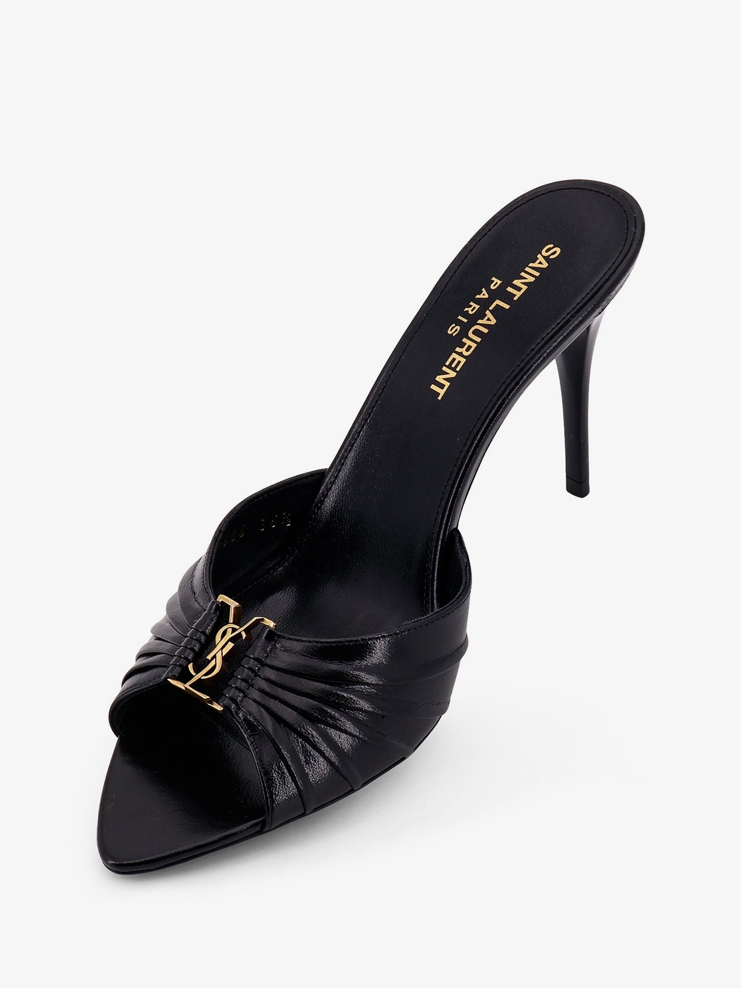 Saint Laurent Babylone 90 Leather Sandals