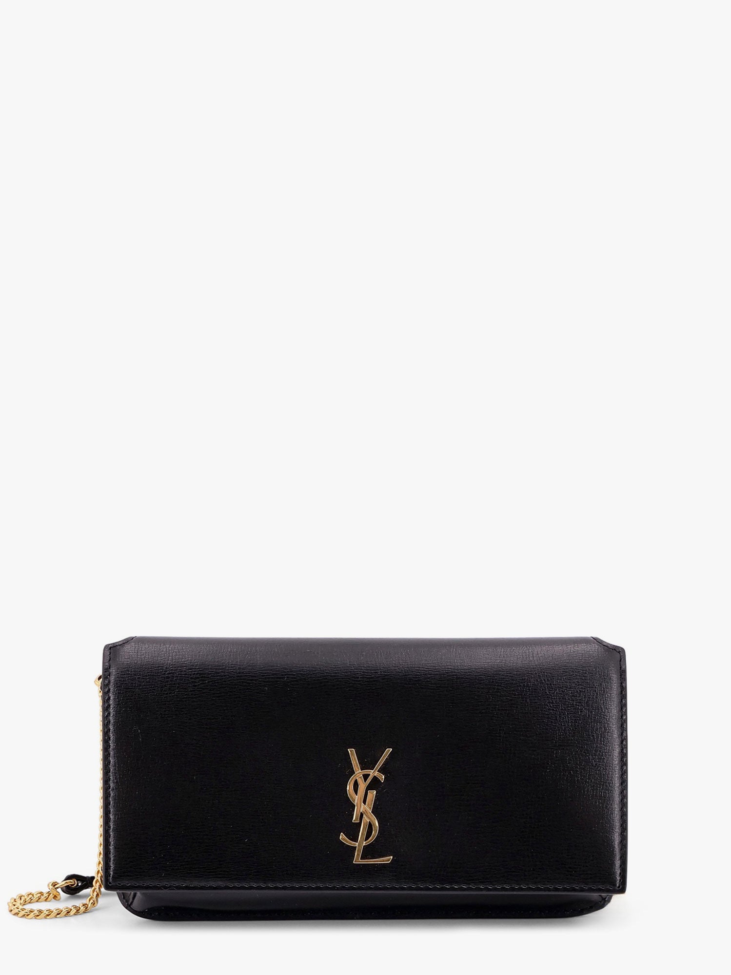 Saint Laurent Borsa A Tracolla In Pelle Con Monogramma Cassandre