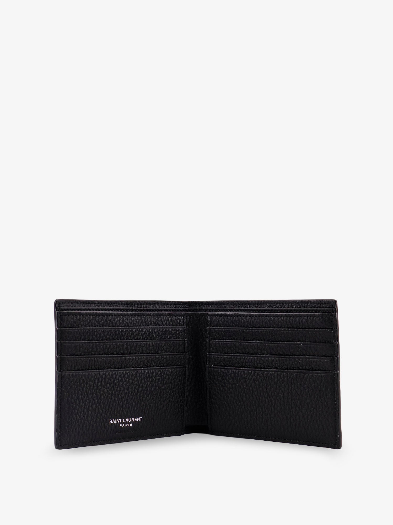 Saint Laurent Tiny Hammered Leather Wallet