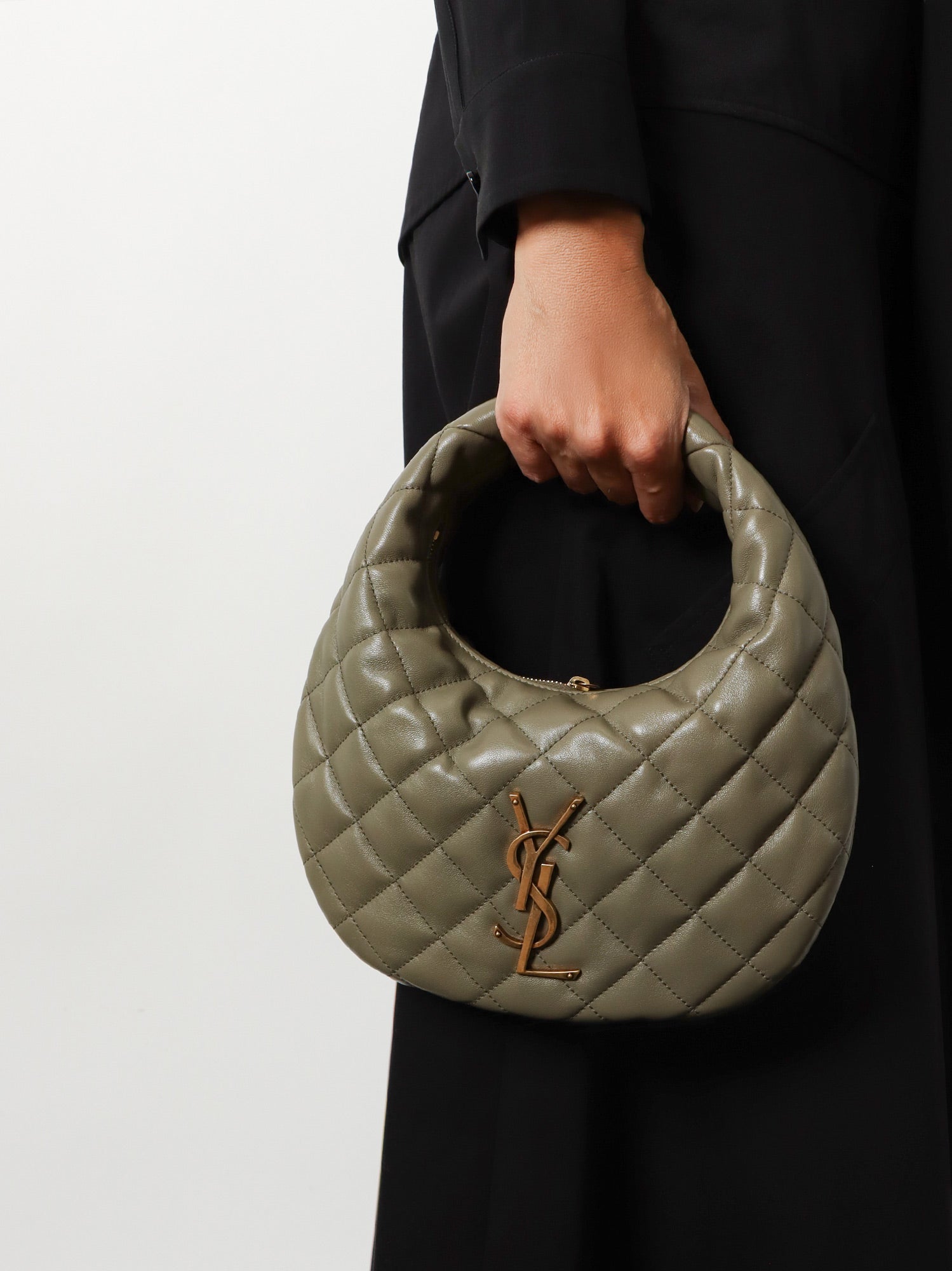 Saint Laurent Icarino Leather Handbag