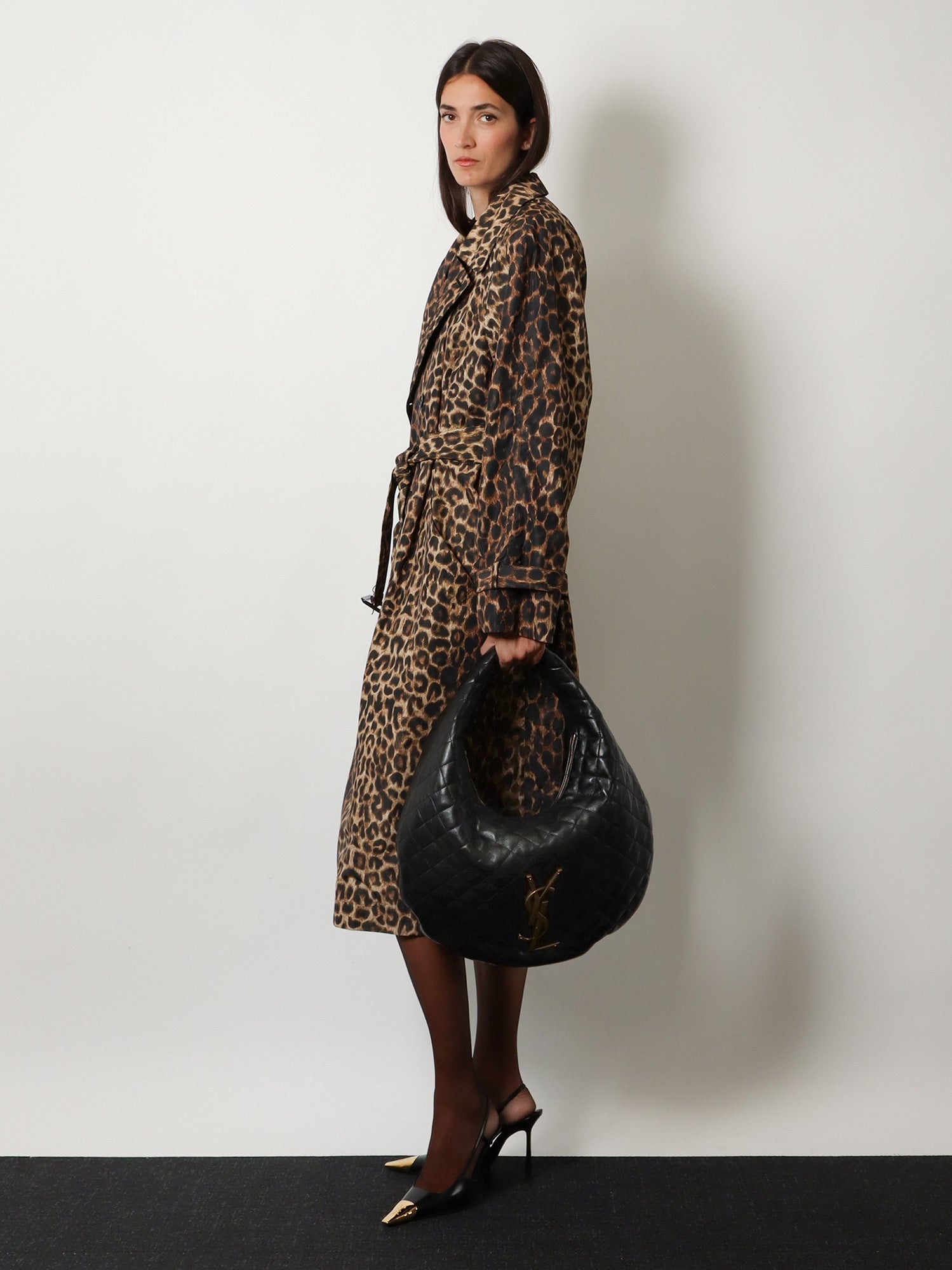 Saint Laurent Icare Quilted Leather Handbag