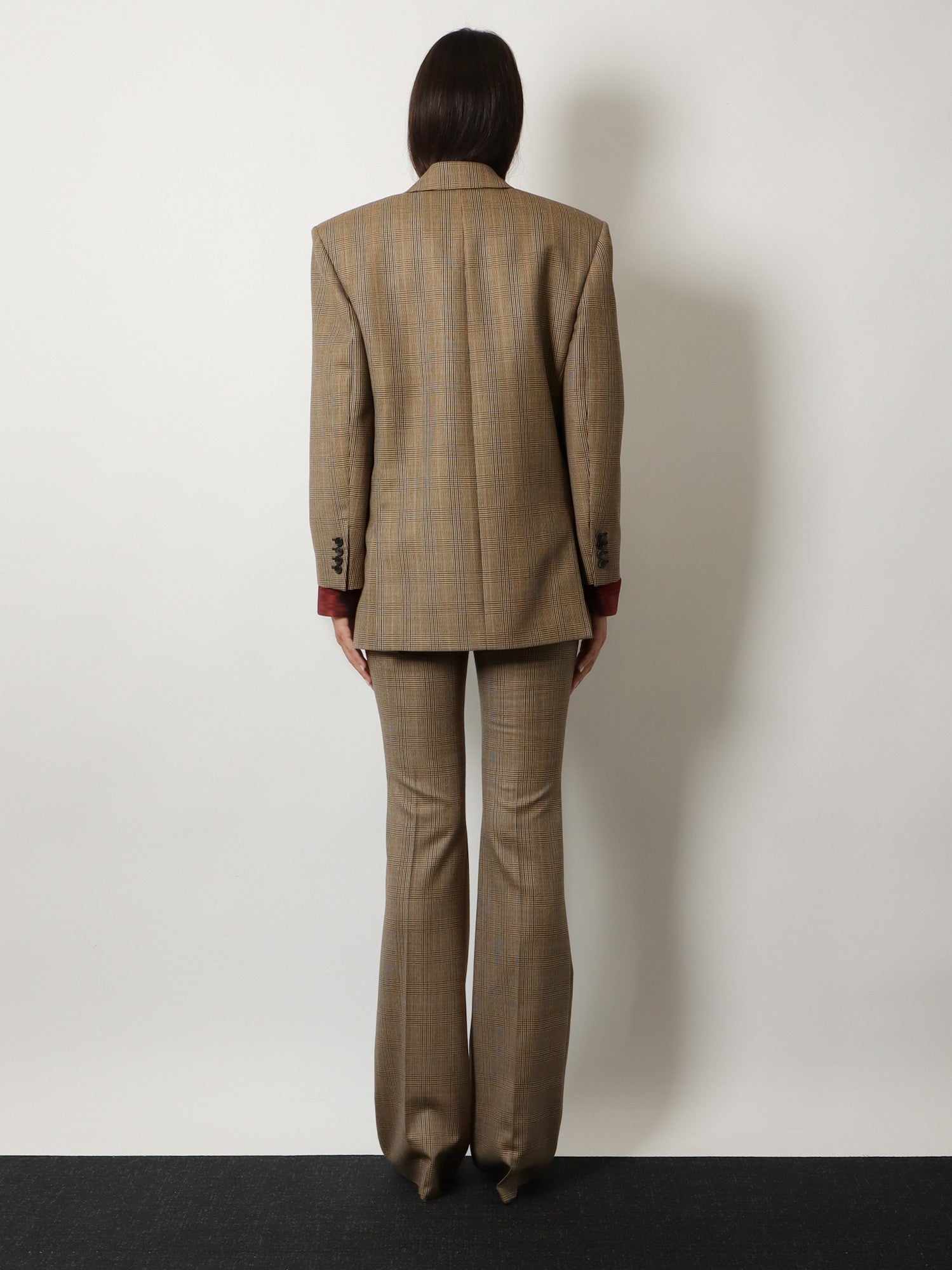 Saint Laurent Prince-of-wales Certified Wool Blazer