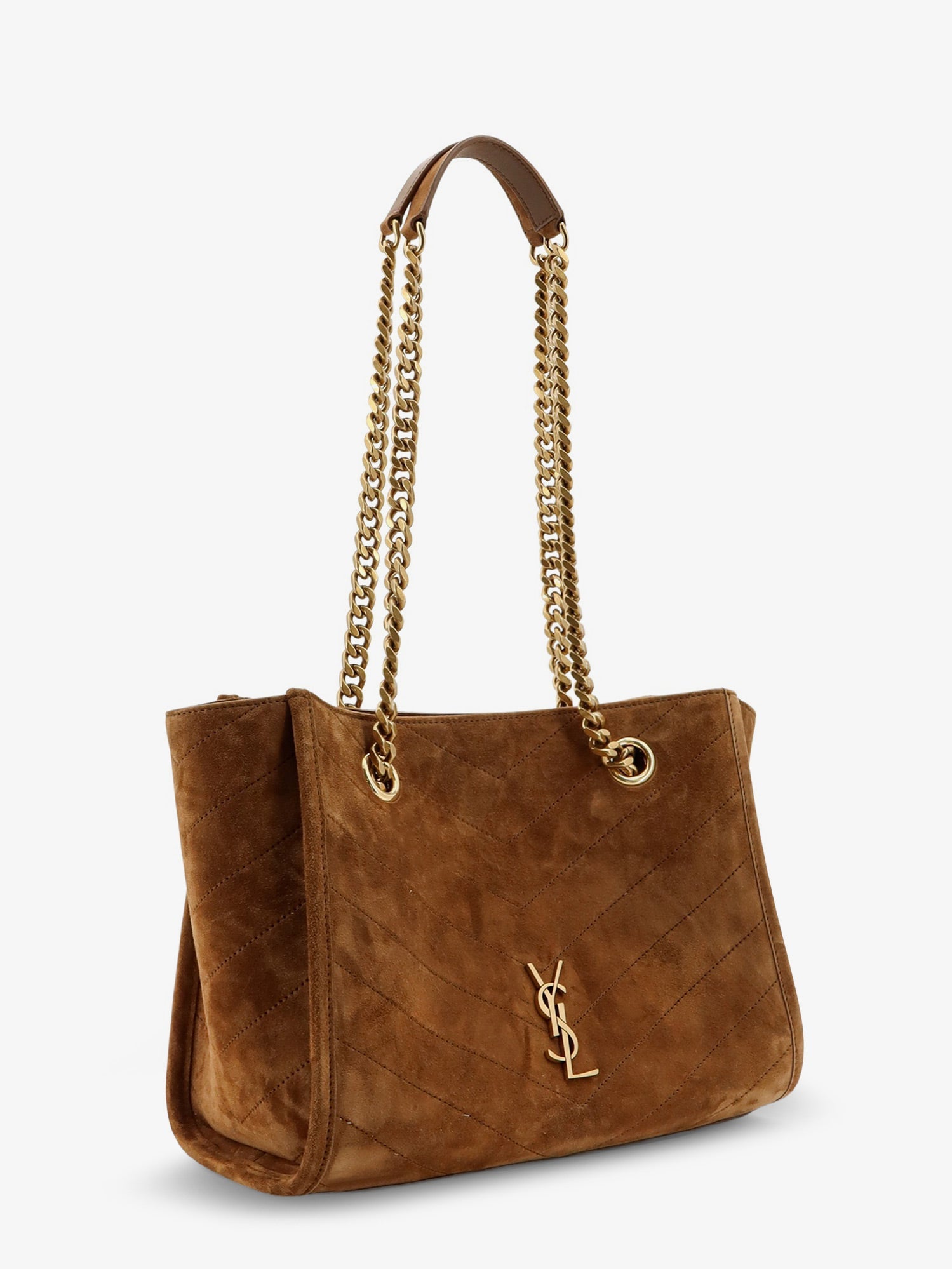 Saint Laurent Niki Suede Shopping Bag