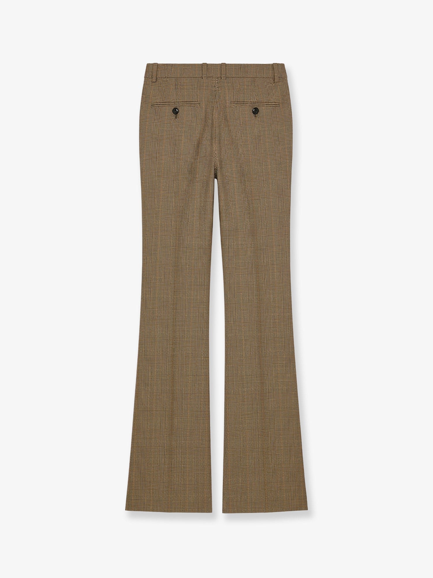 Saint Laurent Prince Of Wales Certified Wool Trousers