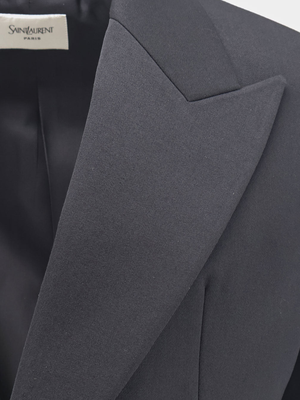 Saint Laurent Single-breasted Certified Wool Blazer