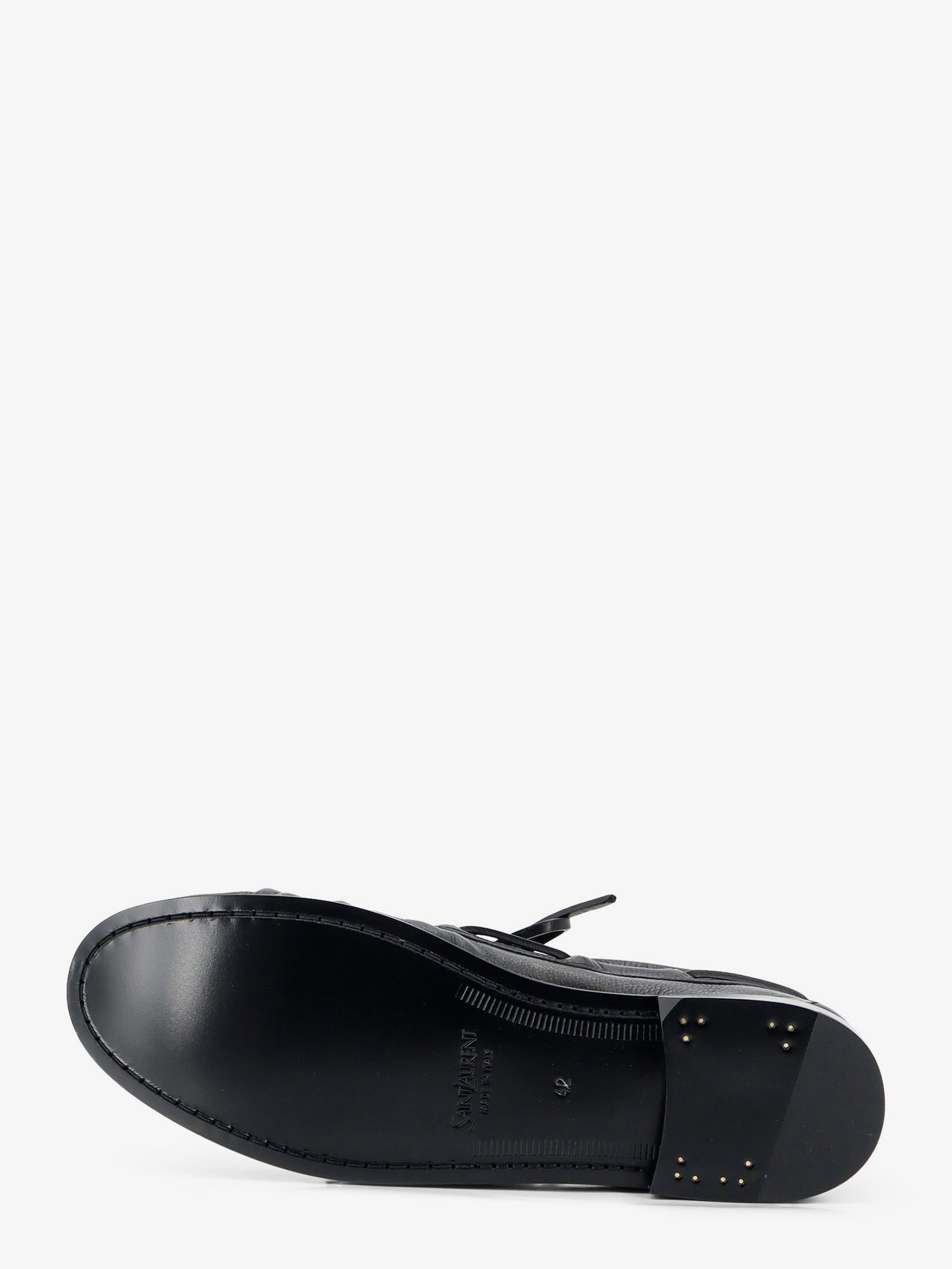 Saint Laurent Le Loafer Bateau Leather Loafers