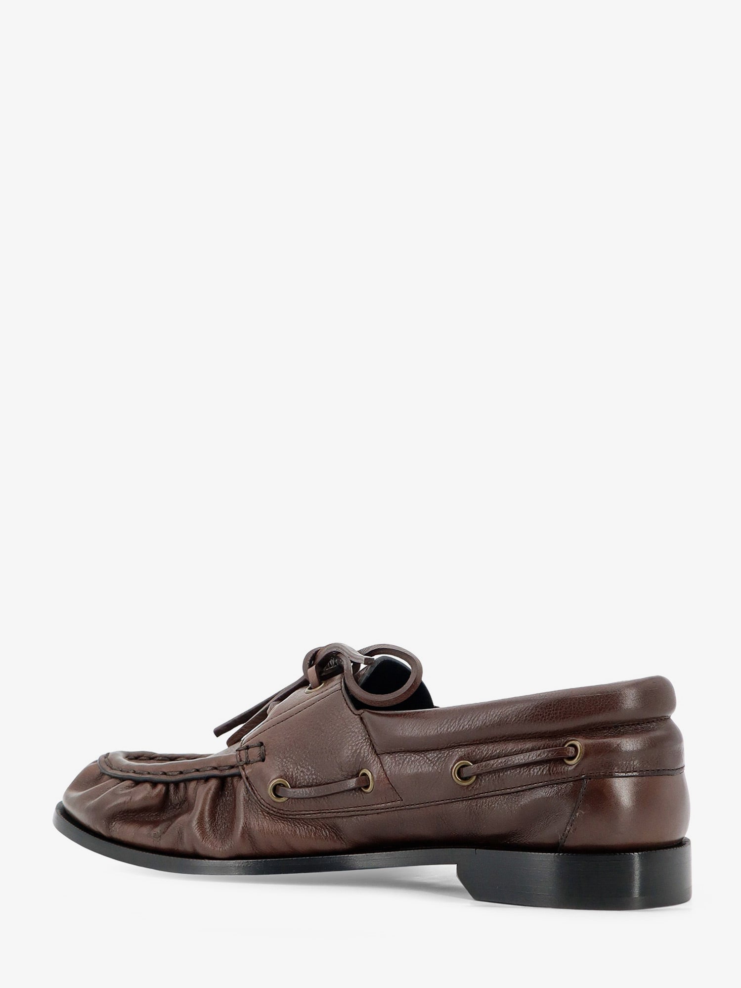Saint Laurent Le Loafer Bateau Leather Loafers
