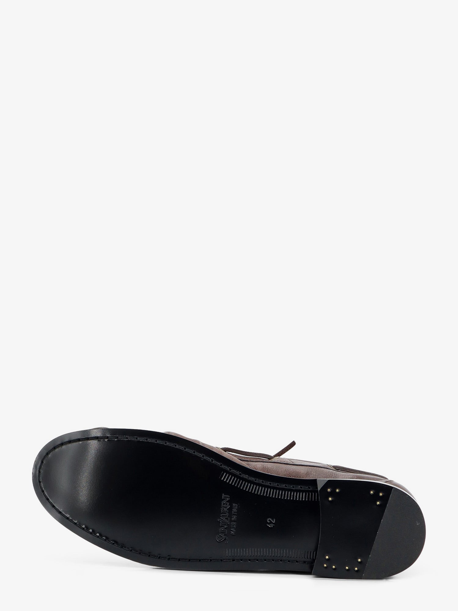 Saint Laurent Le Loafer Bateau Leather Loafers