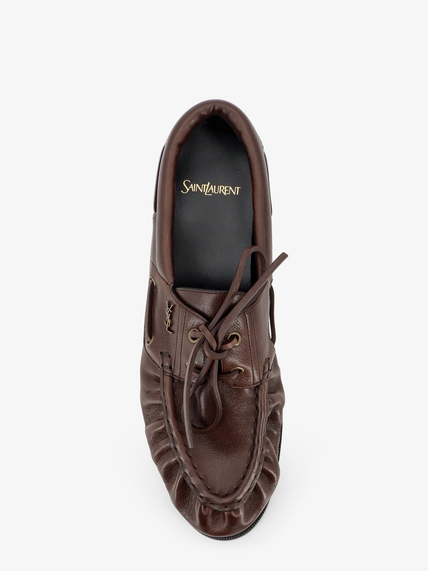 Saint Laurent Le Loafer Bateau Leather Loafers