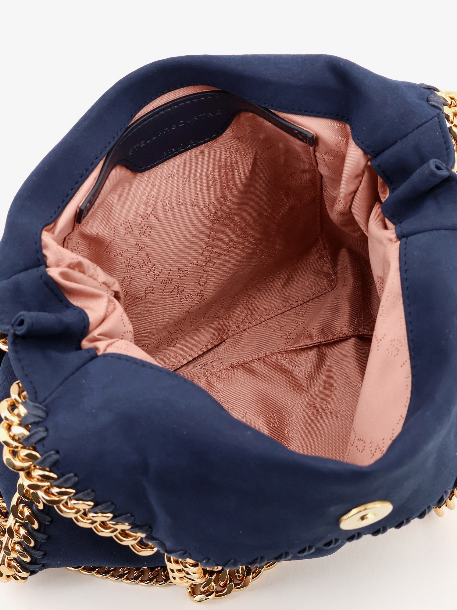 Stella Mccartney Falabella Mini Velvet Crossbody Bag