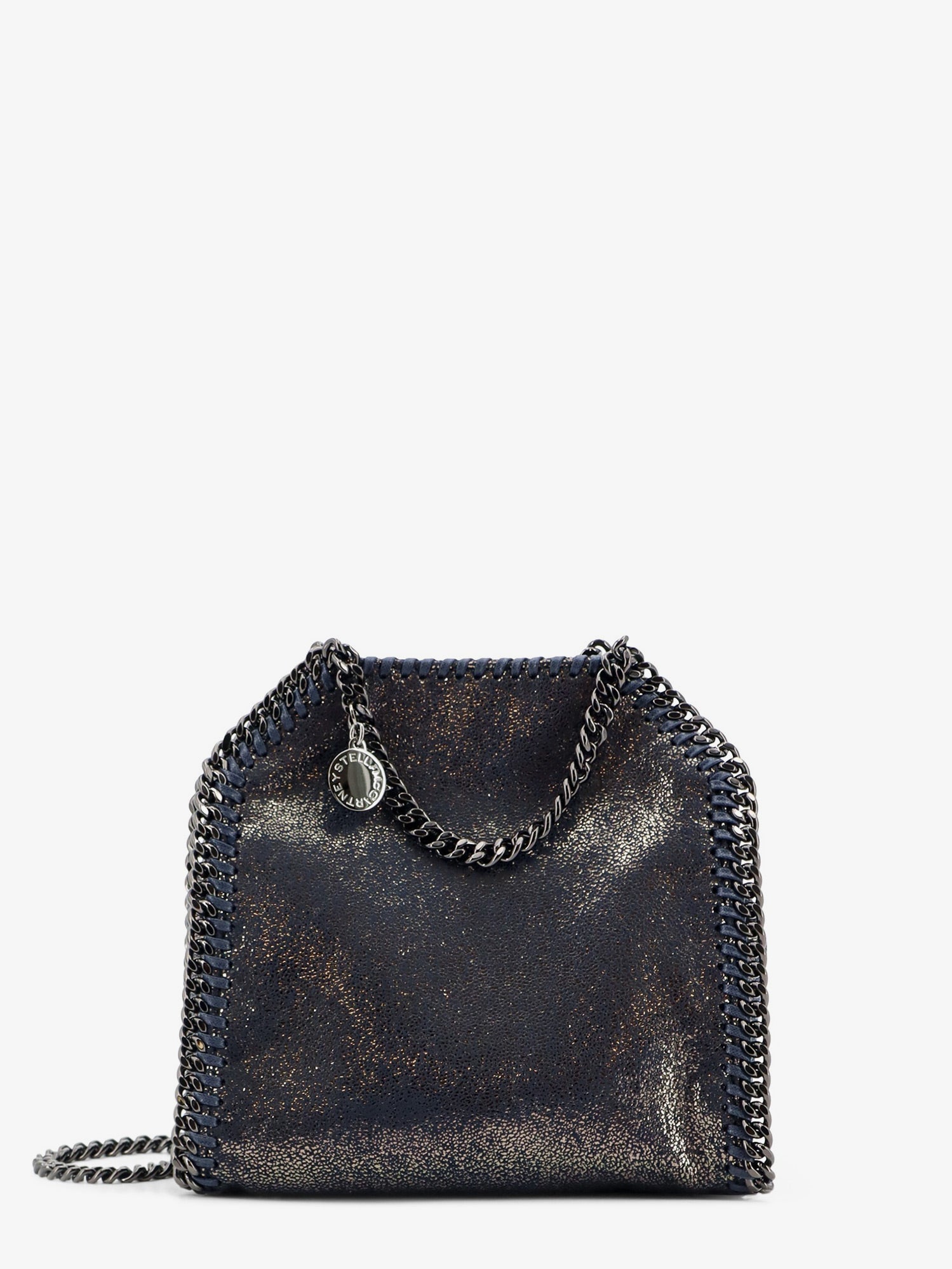 Stella Mccartney Falabella Tiny Shiny Shaggy Deer Crossbody Bag