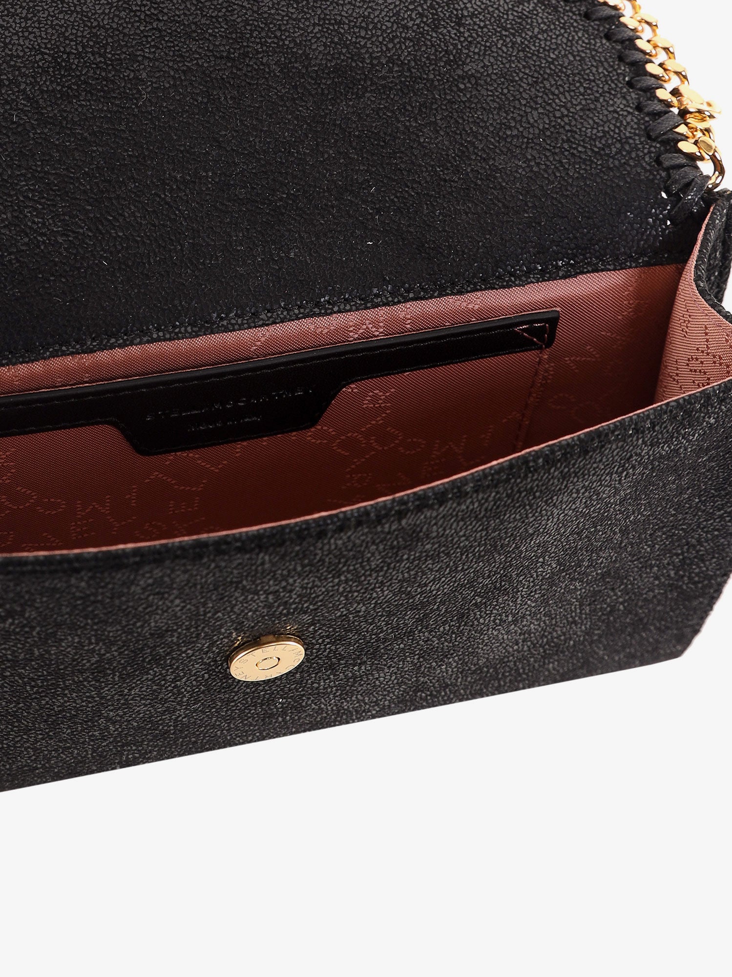 Stella Mccartney Falabella Wallet Shaggy Deer Crossbody Bag