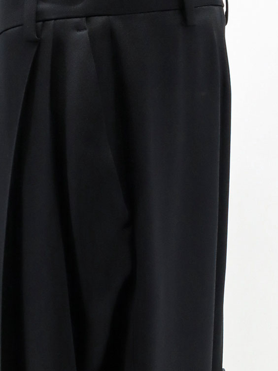 Stella Mccartney Pleated Straight Satin Trousers