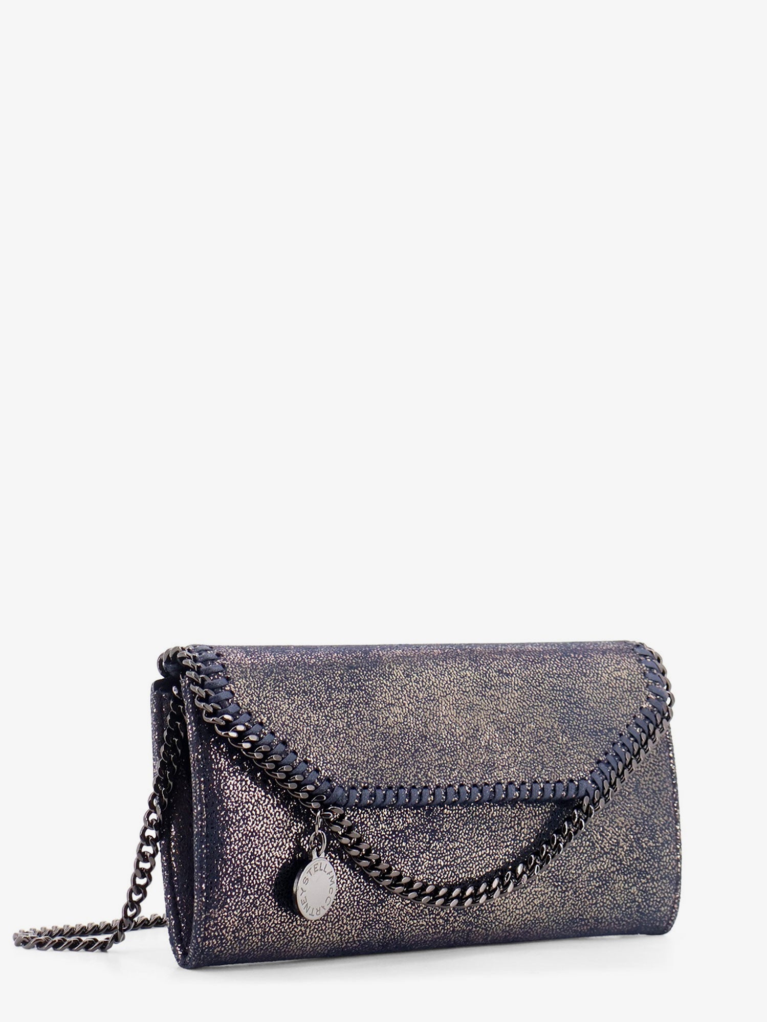 Stella Mccartney Falabella Shaggy Deer Fabric Wallet