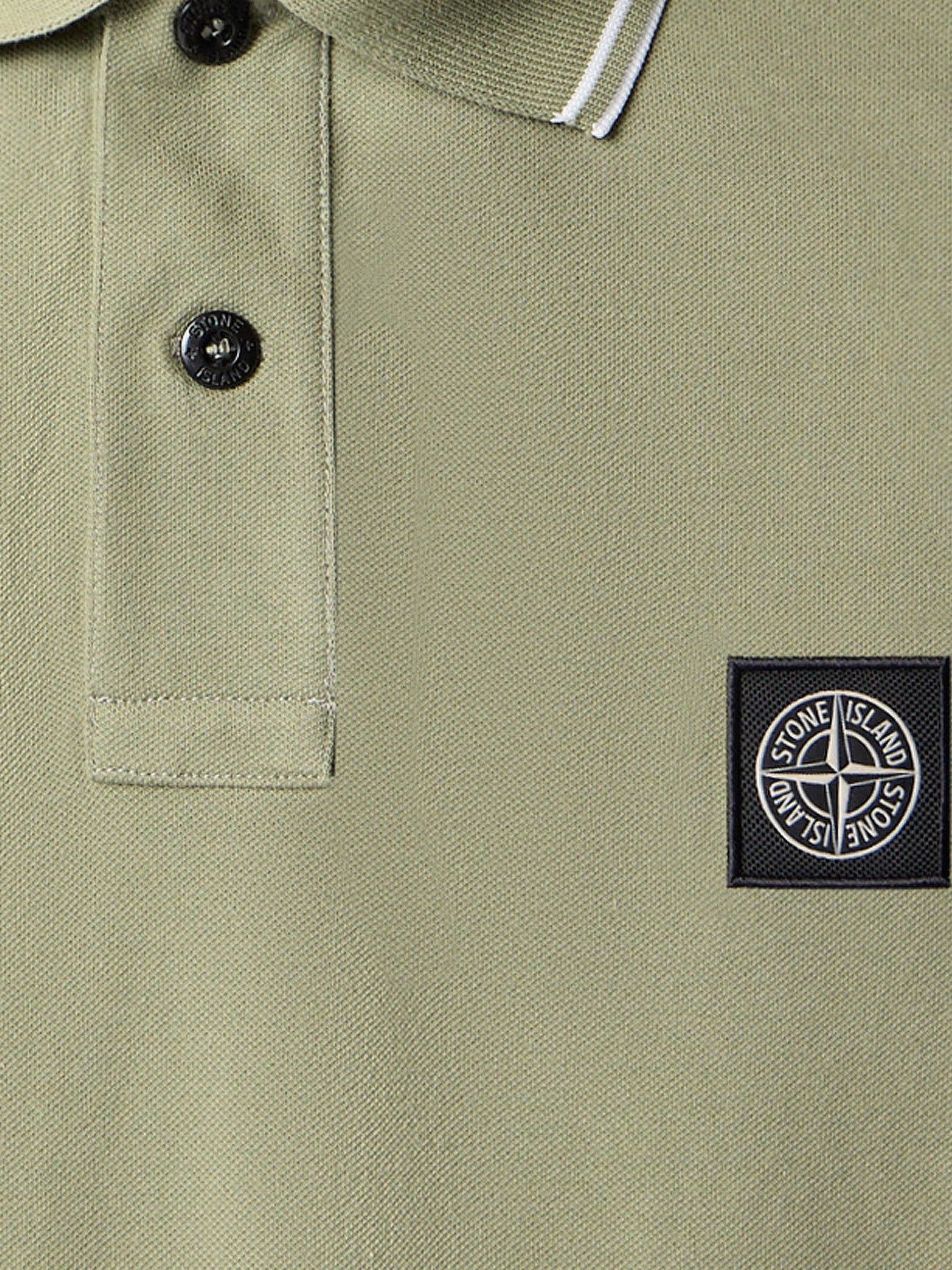 Stone Island Stretch Organic Cotton Polo Shirt