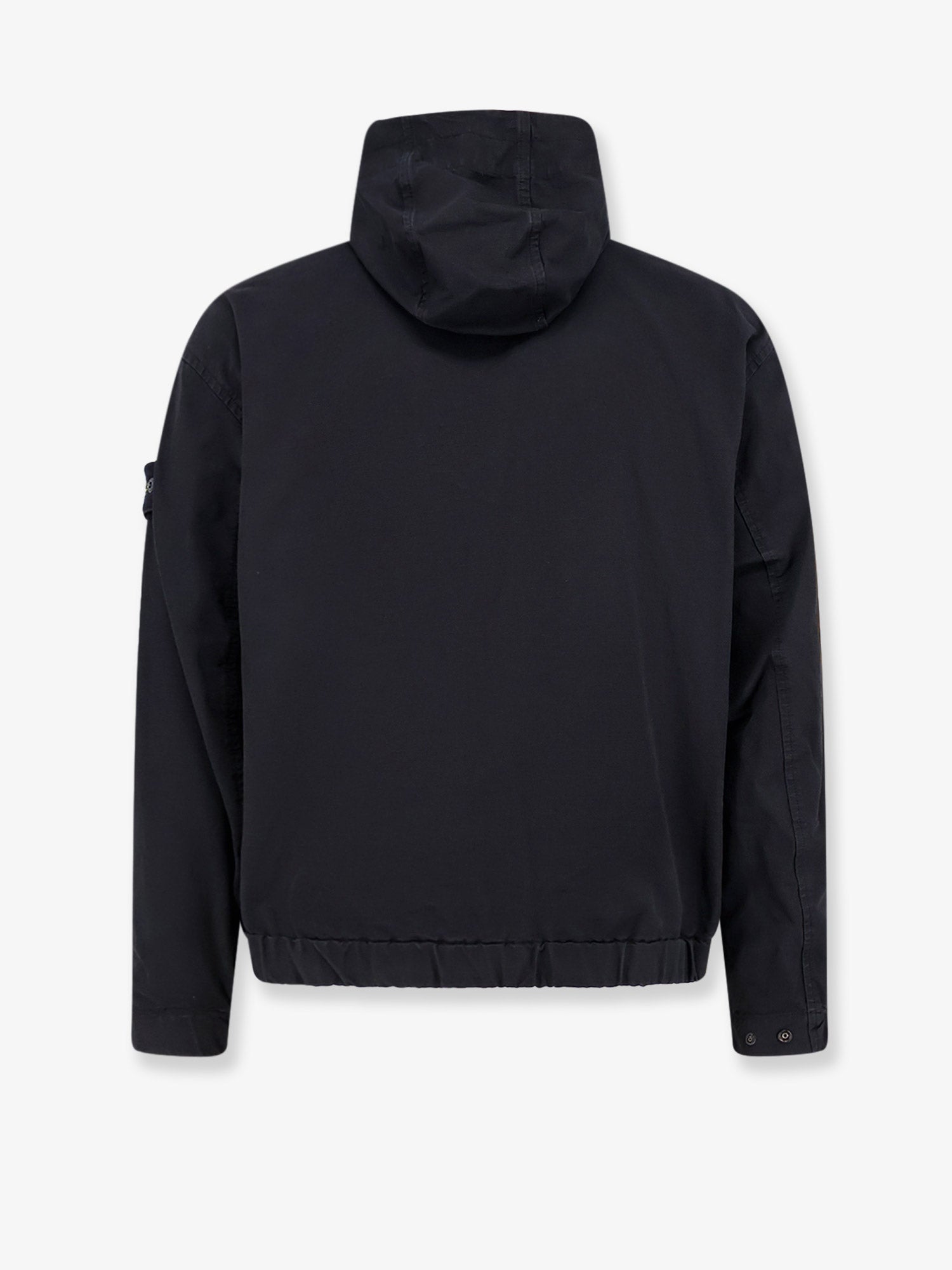 Stone Island Hooded Organic Cotton Jacket