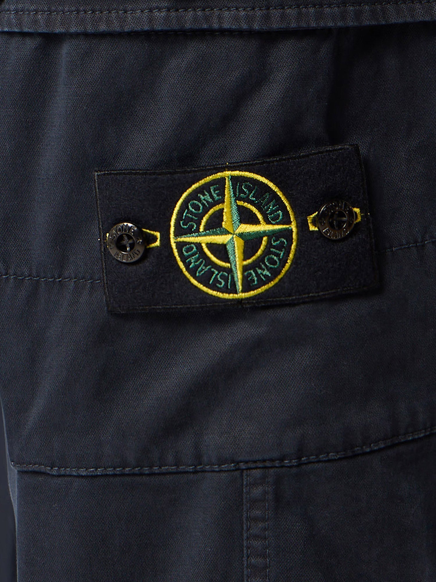 Stone Island Cotton Blend Cargo Trousers