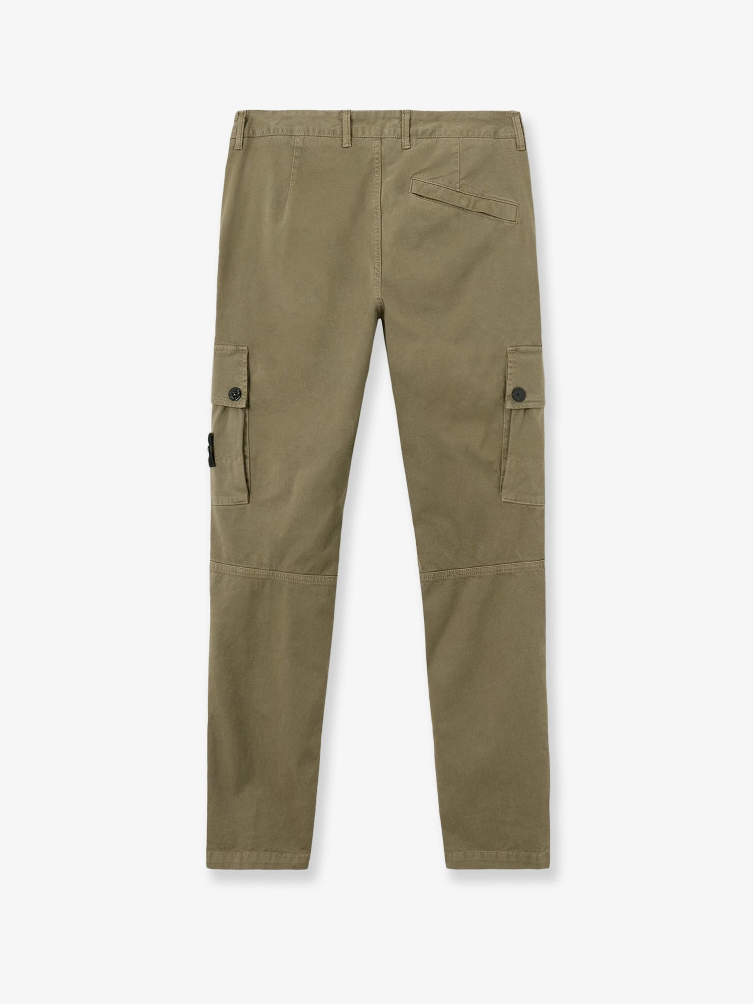 Stone Island Cotton Blend Cargo Trousers