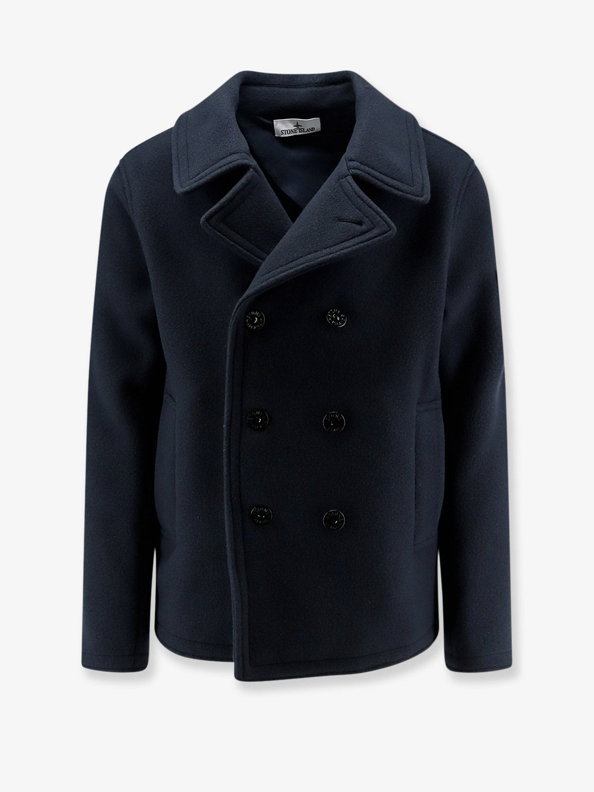 Stone Island Wool Blend Coat