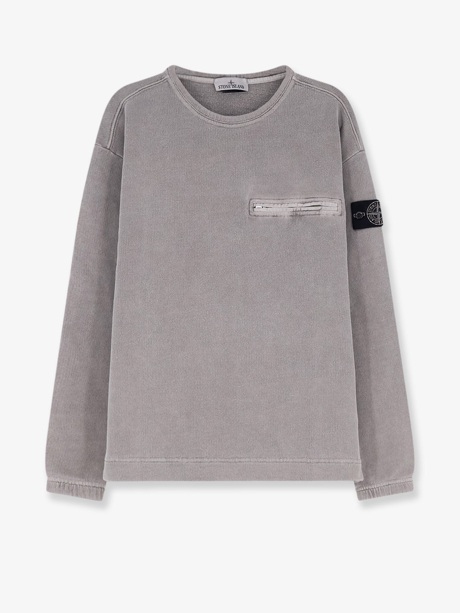 Stone Island Cotton Sweatshirt With Logo