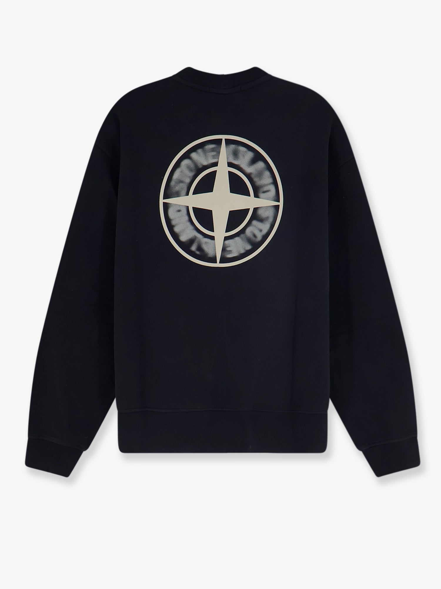Stone Island Organic Cotton Sweatshirt With Logo Print