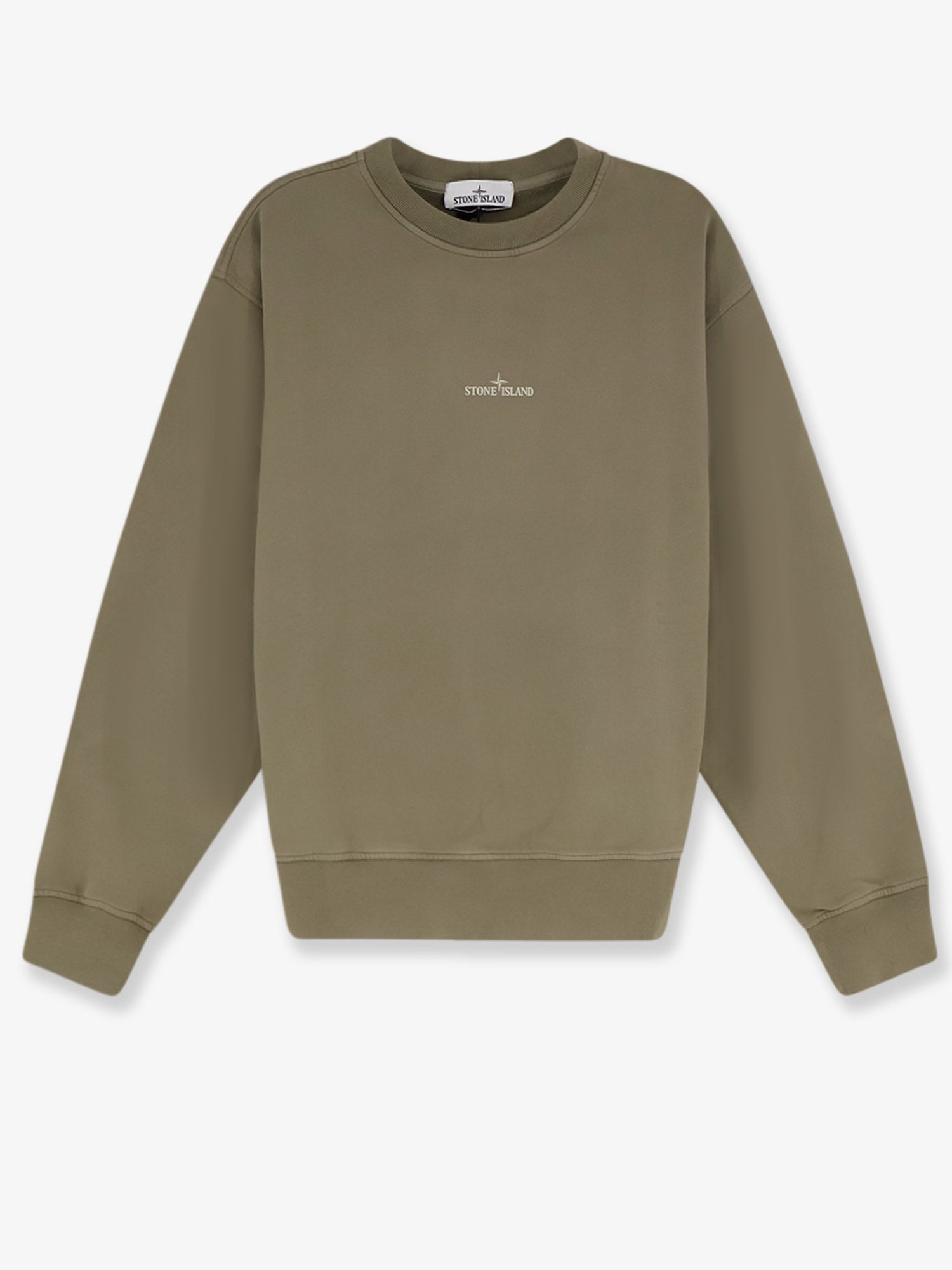 Stone Island Organic Cotton Sweatshirt With Logo Print