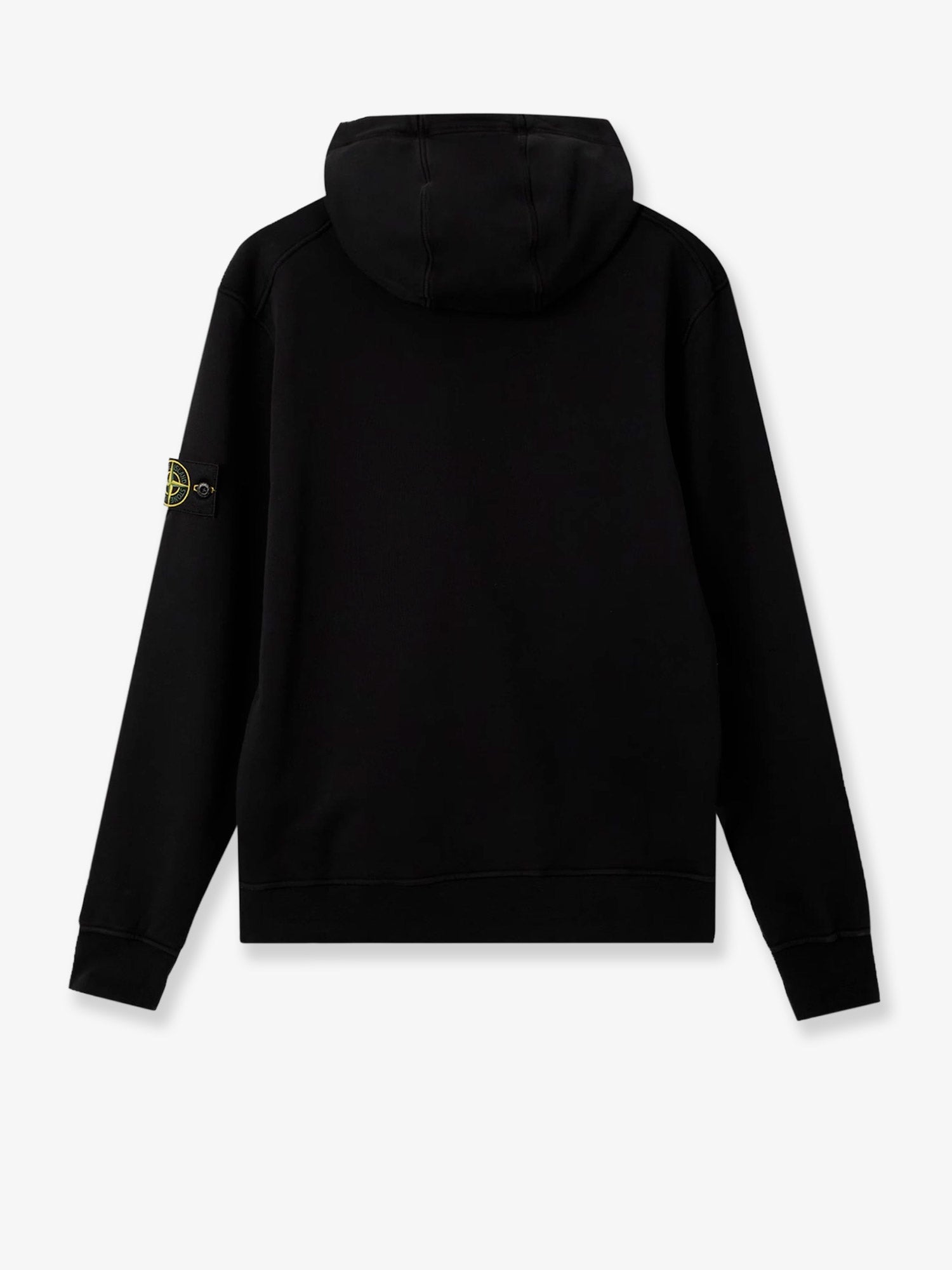 Stone Island Cotton Sweatshirt With Side Logo Patch